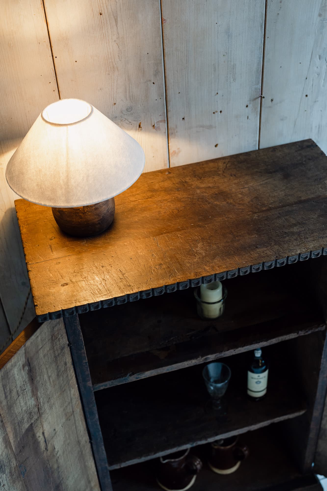 Italian Walnut Cupboard 17th Century