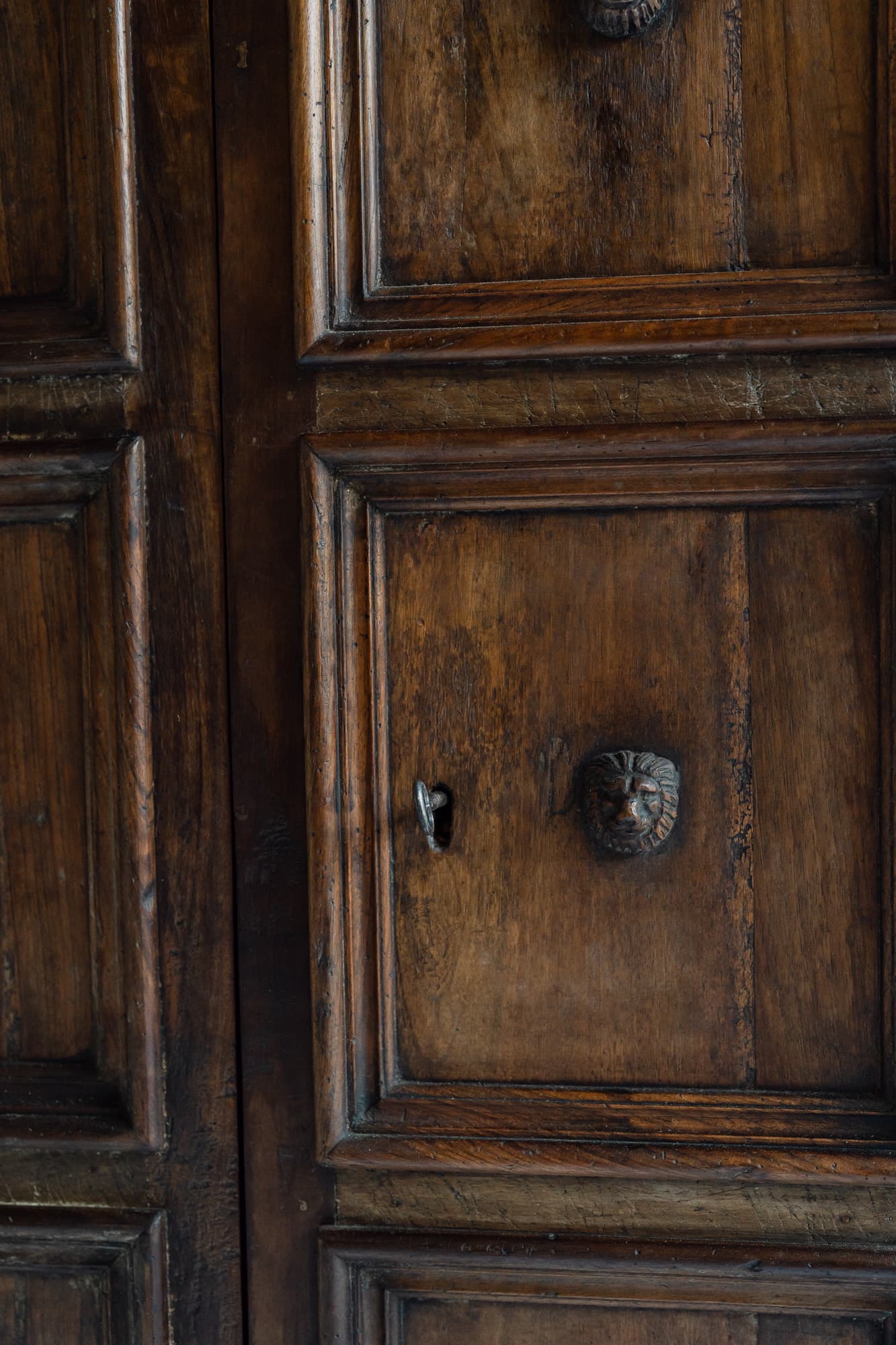Italian Walnut Cupboard 17th Century