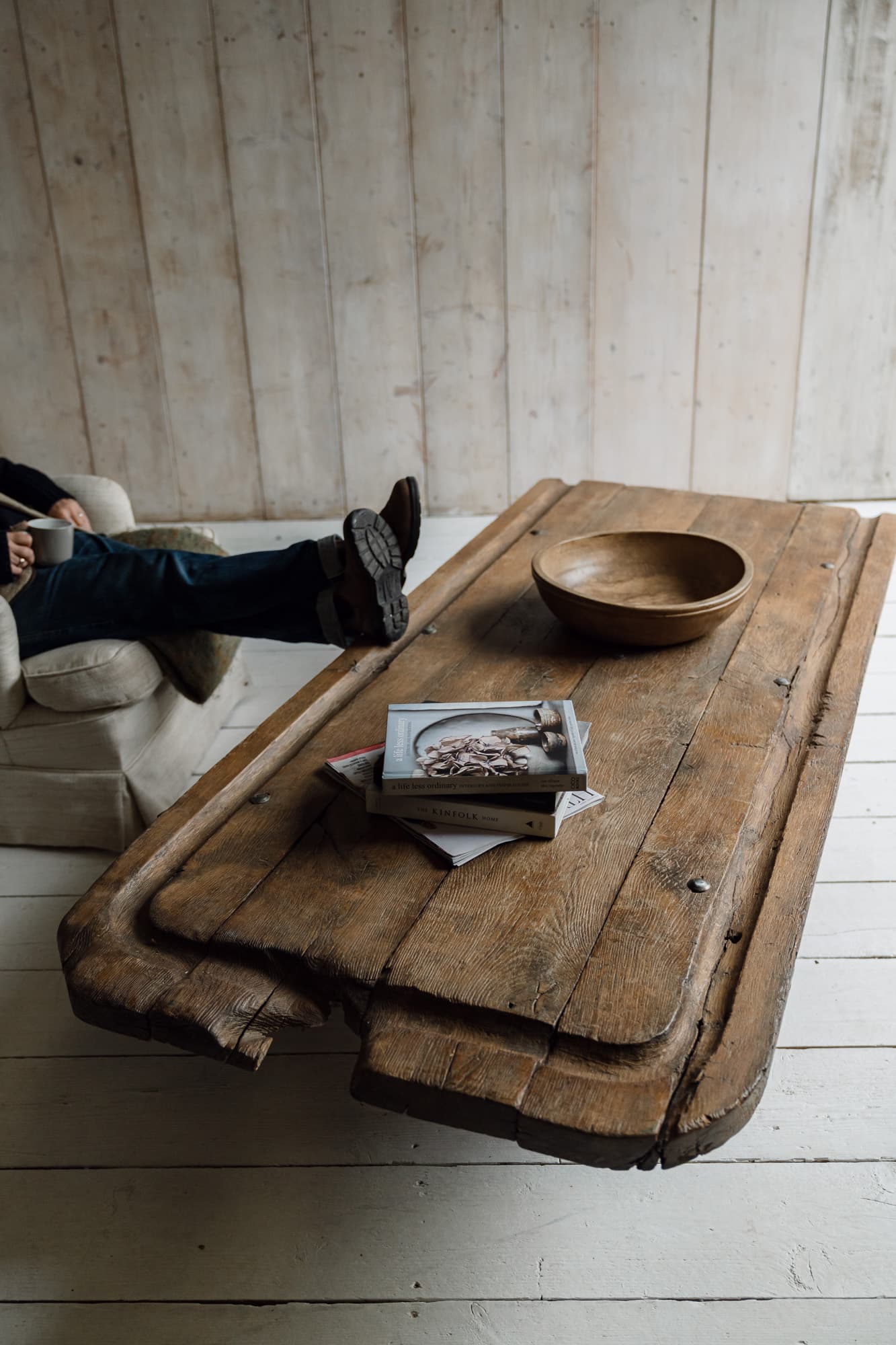 Monumental 19th Century French Farmhouse Coffee Table