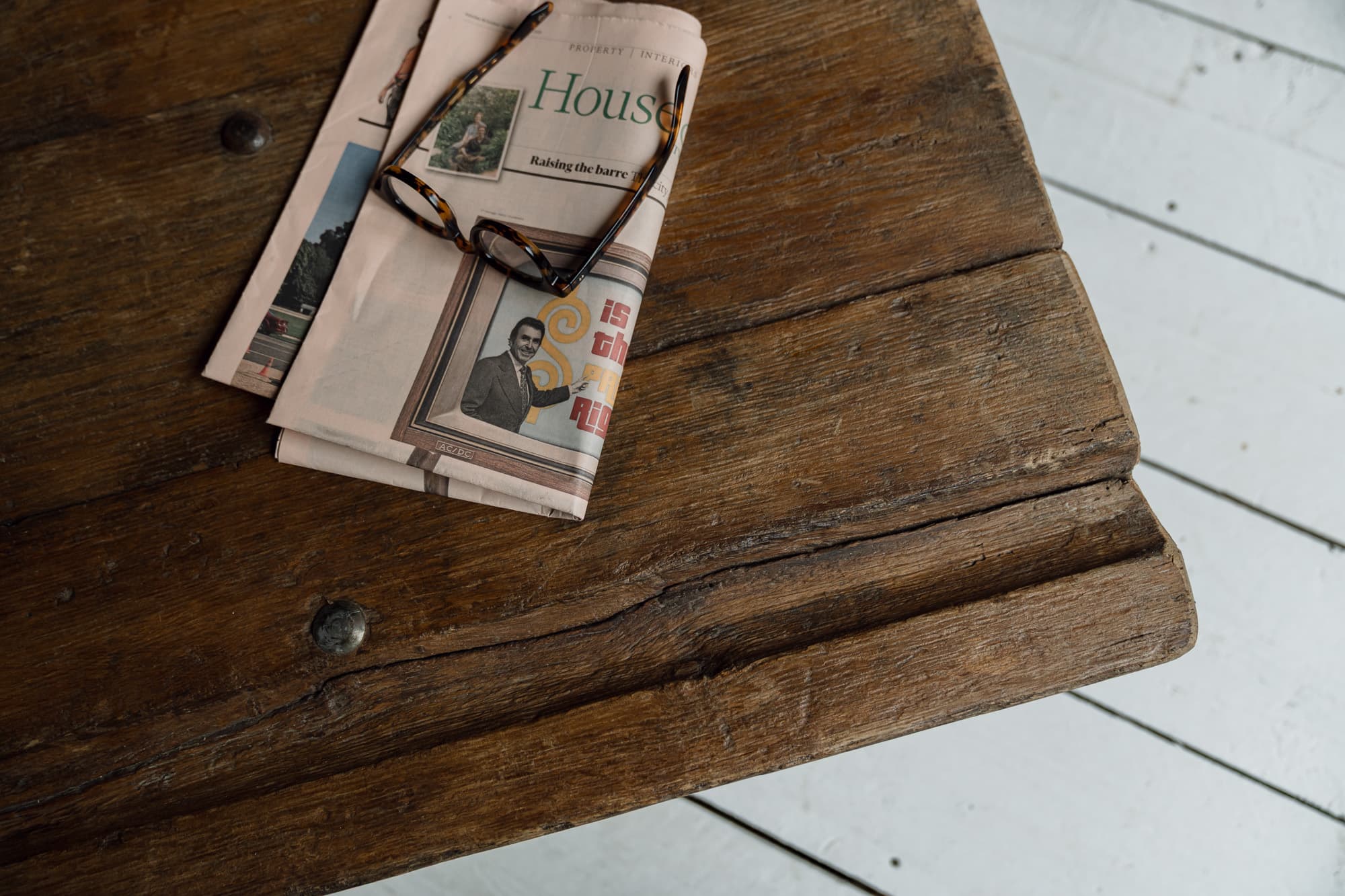 Monumental 19th Century French Farmhouse Coffee Table