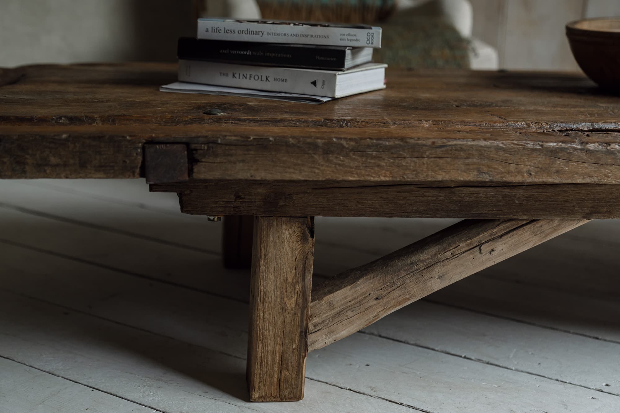 Monumental 19th Century French Farmhouse Coffee Table