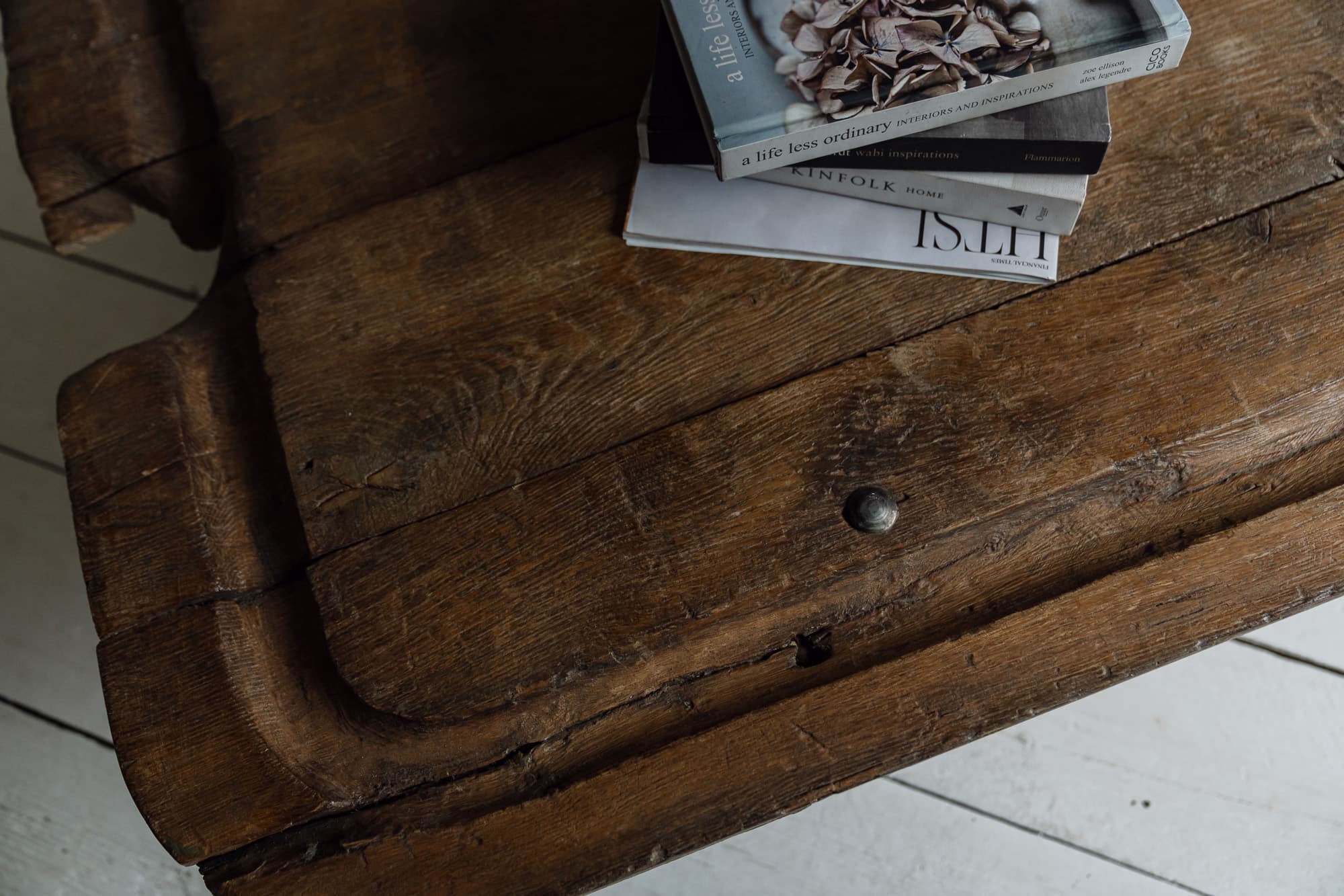 Monumental 19th Century French Farmhouse Coffee Table