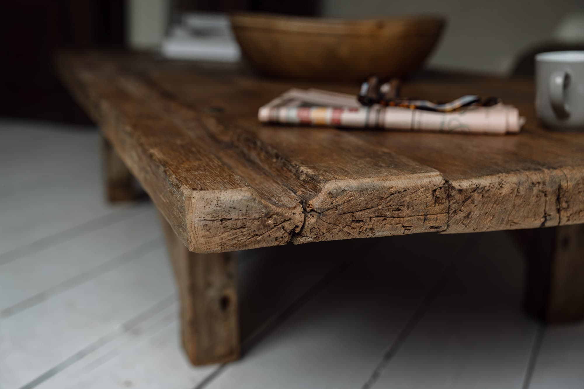 Monumental 19th Century French Farmhouse Coffee Table