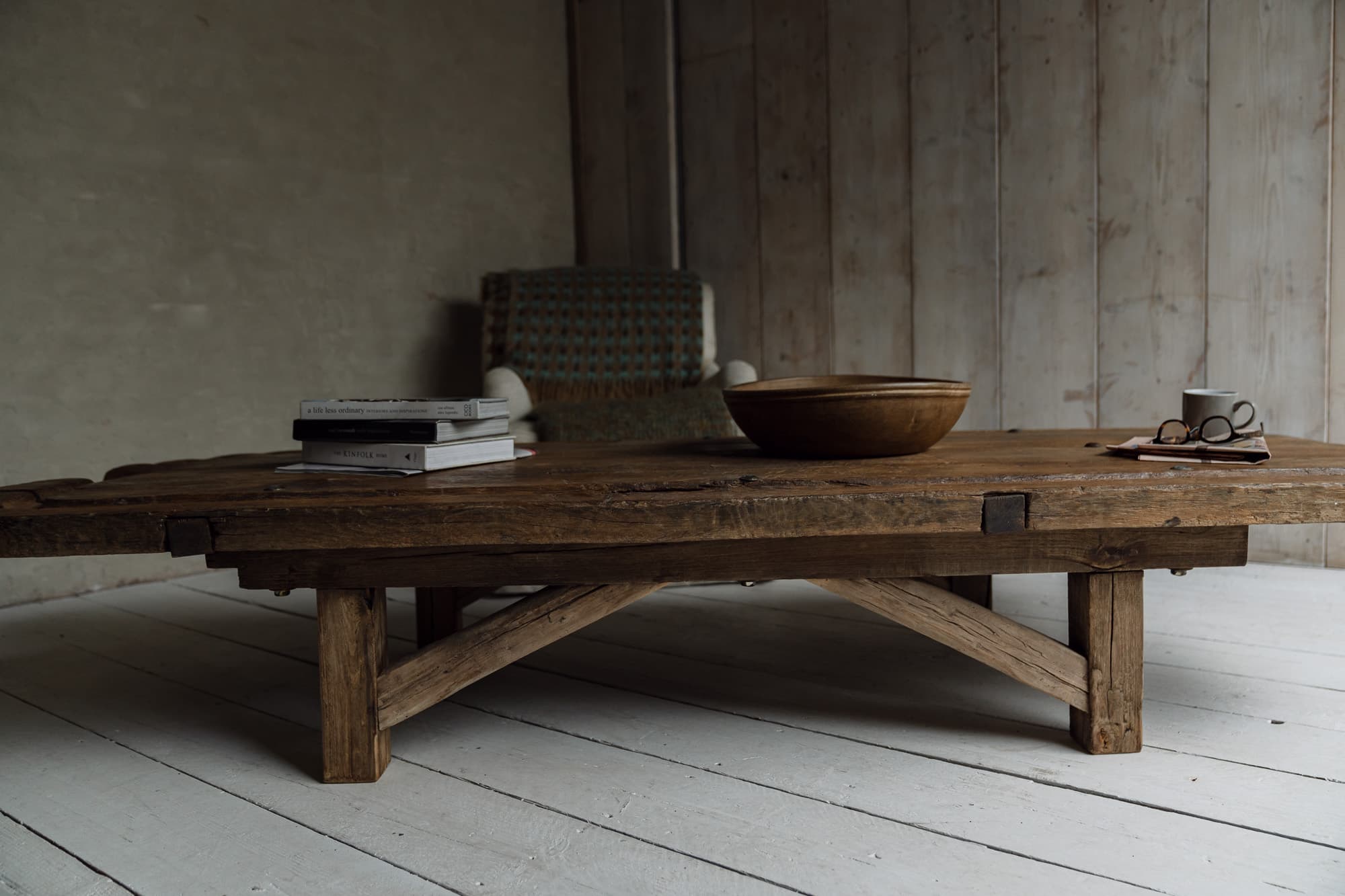 Monumental 19th Century French Farmhouse Coffee Table
