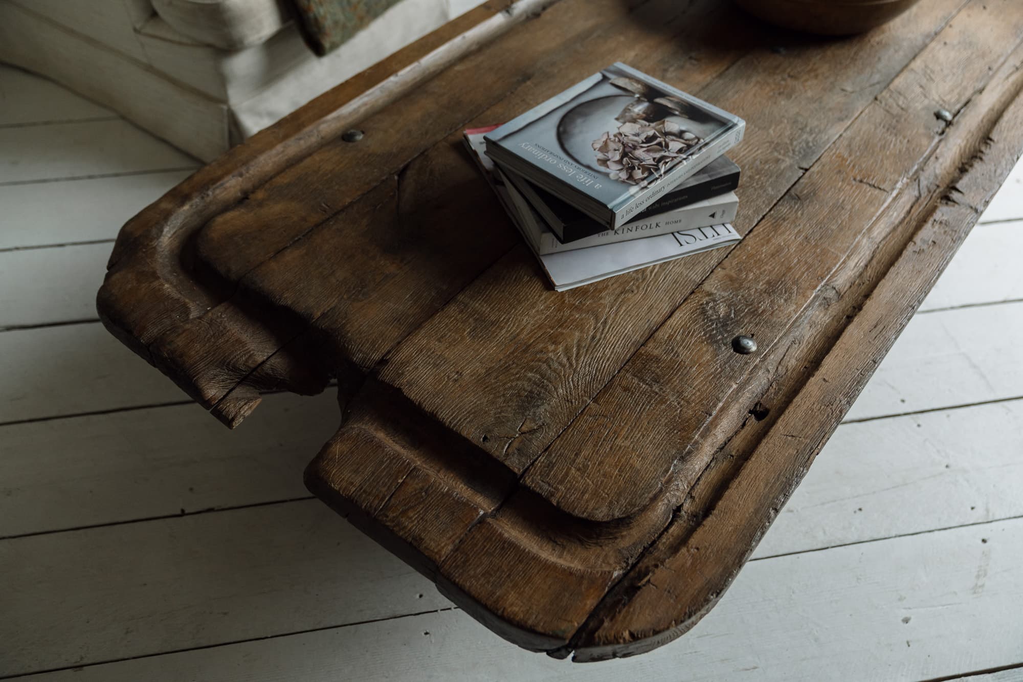 Monumental 19th Century French Farmhouse Coffee Table