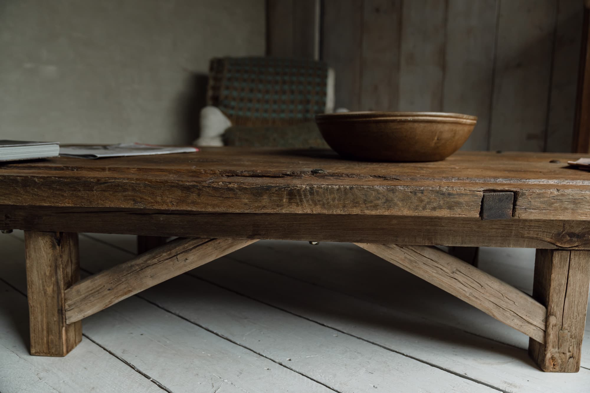 Monumental 19th Century French Farmhouse Coffee Table
