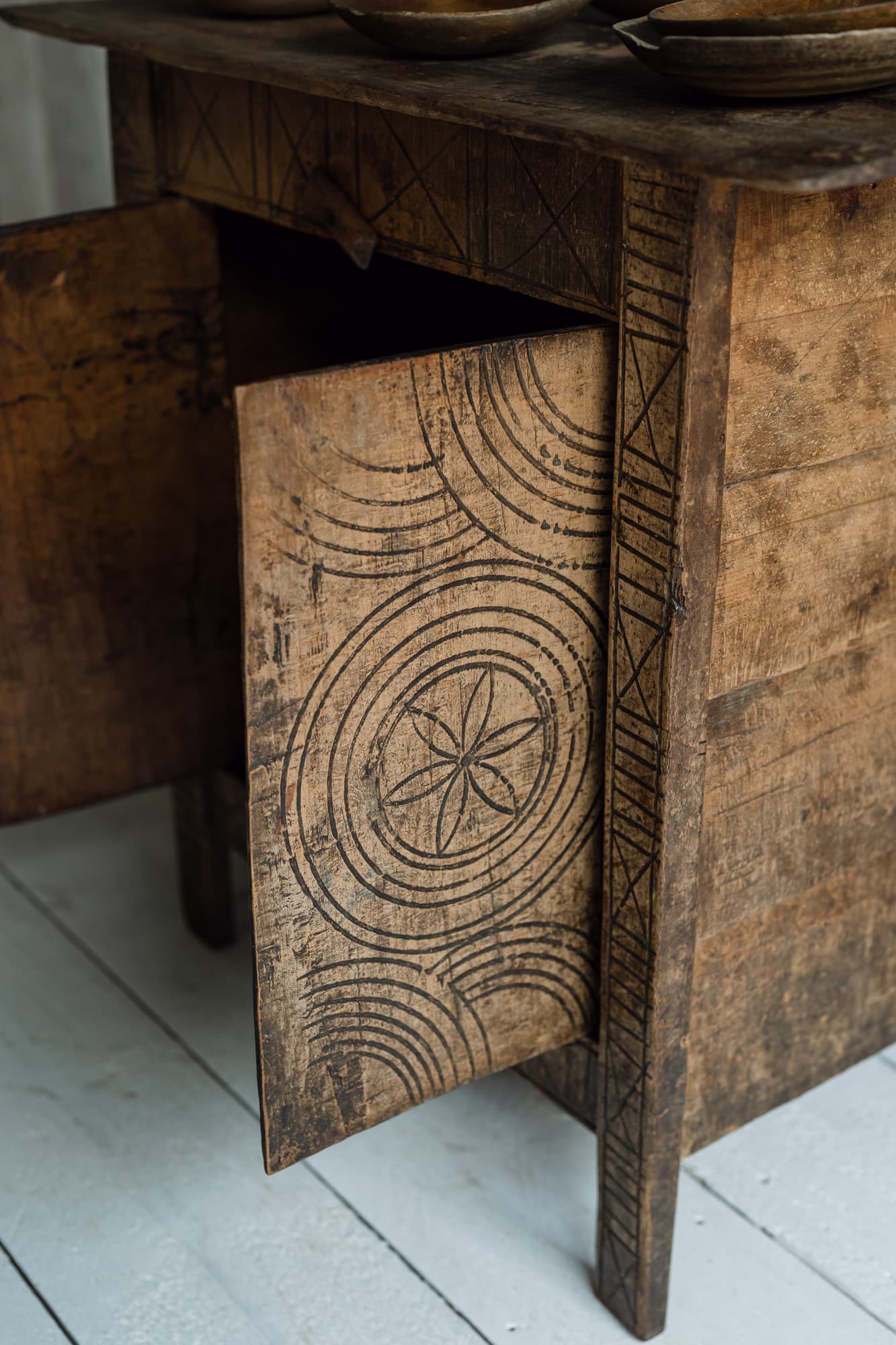 Late 18th Century Spanish Folk Art Cupboard