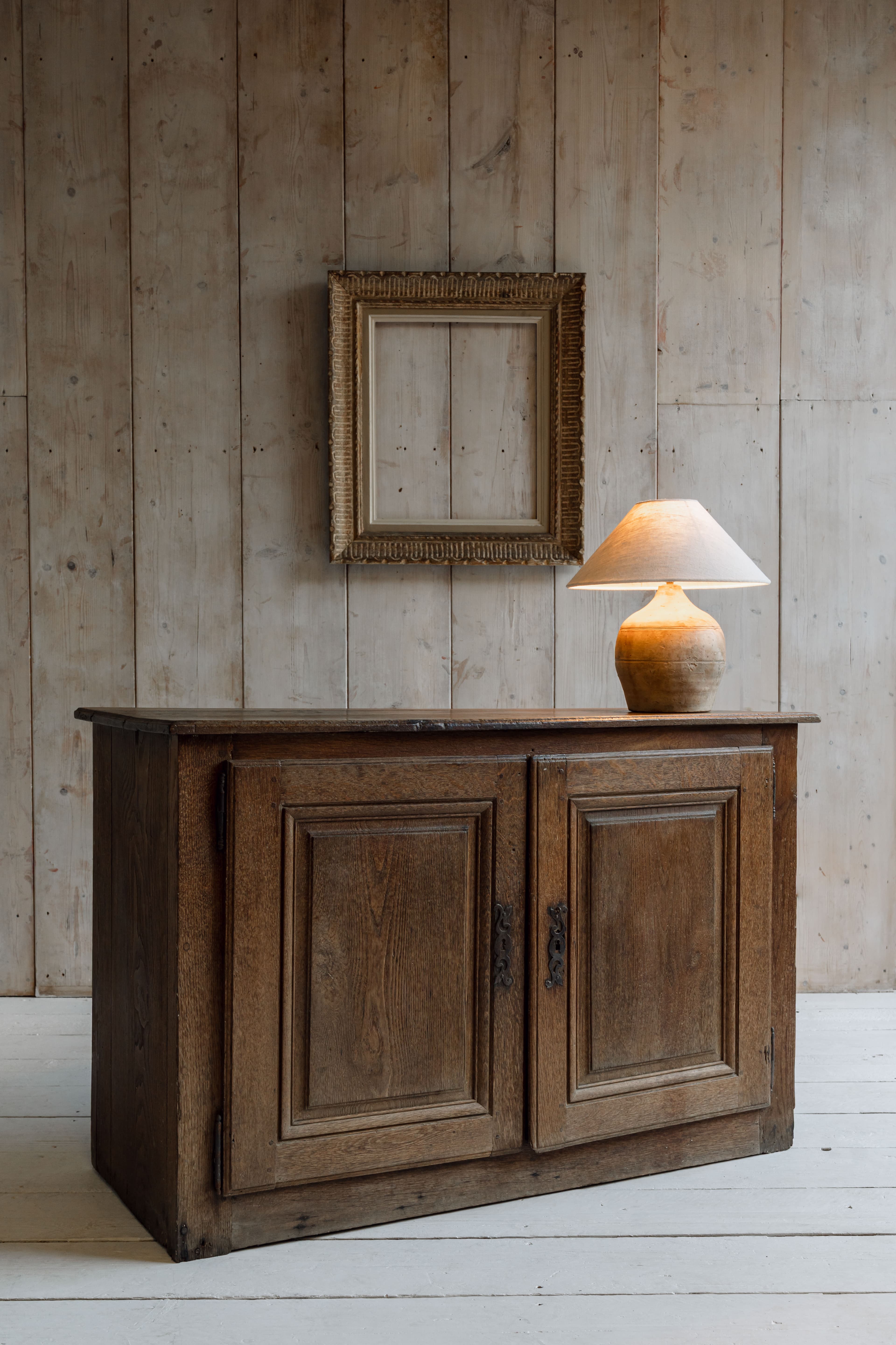 19th Century French Oak Cupboard