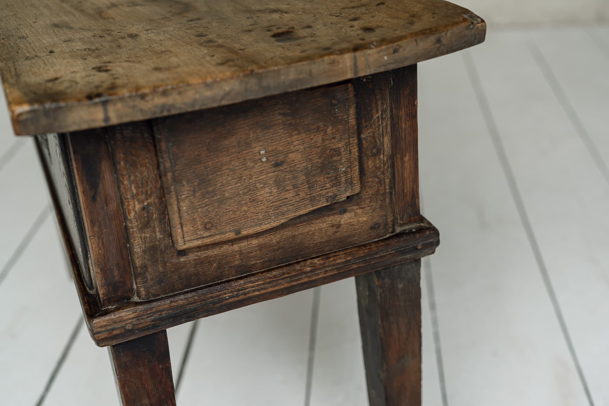 19th Century Iberian Chestnut Console / Lamp Table