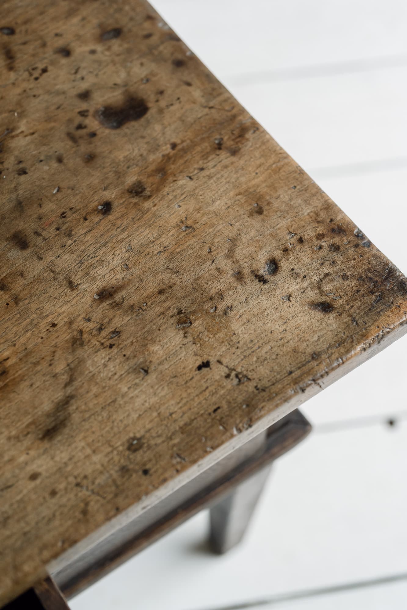 19th Century Iberian Chestnut Console / Lamp Table