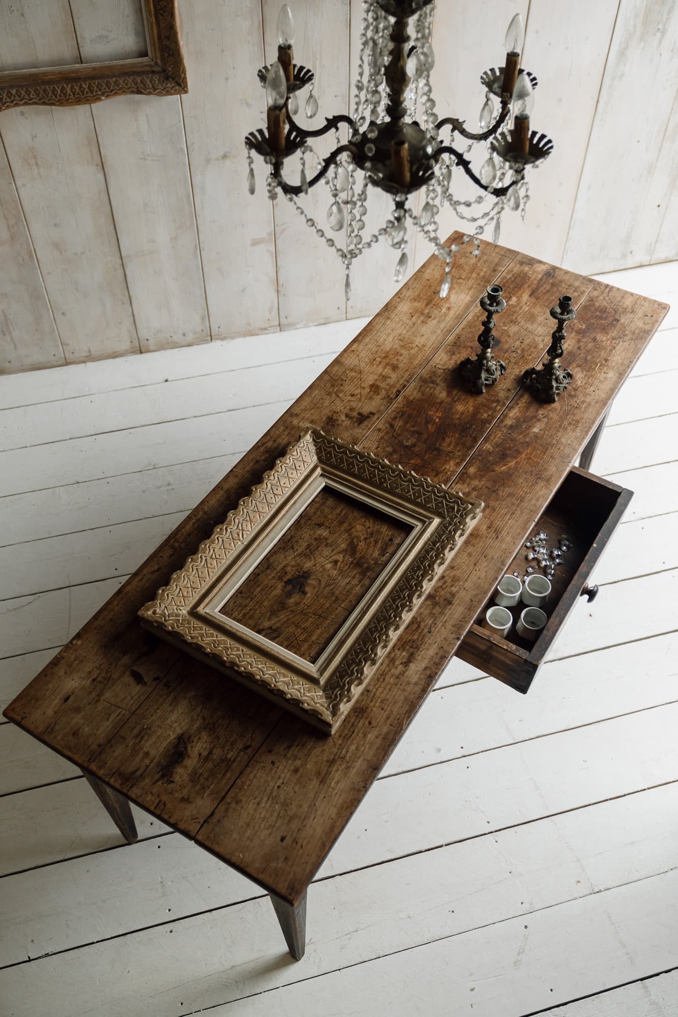 Fine Northern Italian Walnut Table, Circa 1800