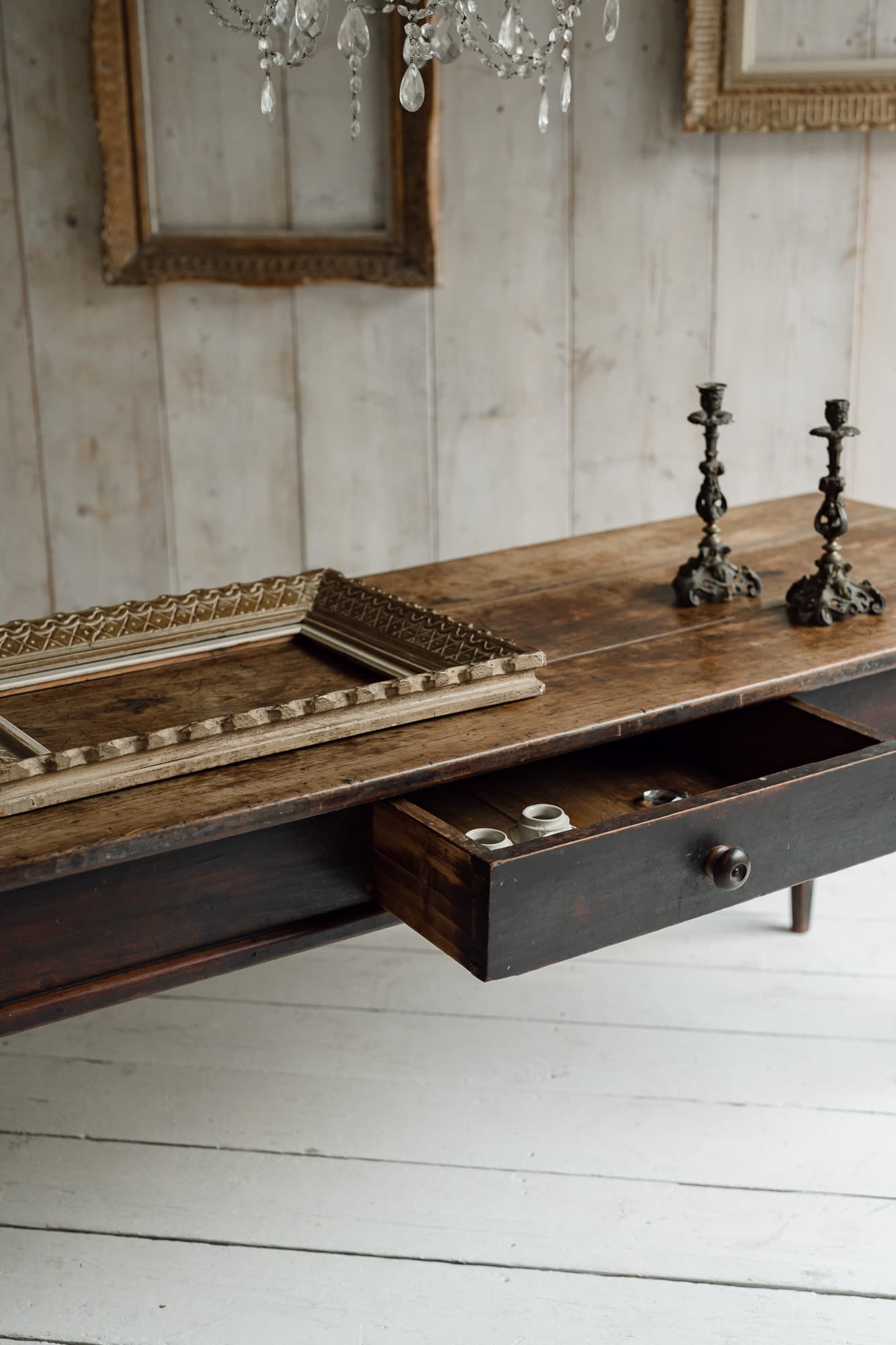 Fine Northern Italian Walnut Table, Circa 1800