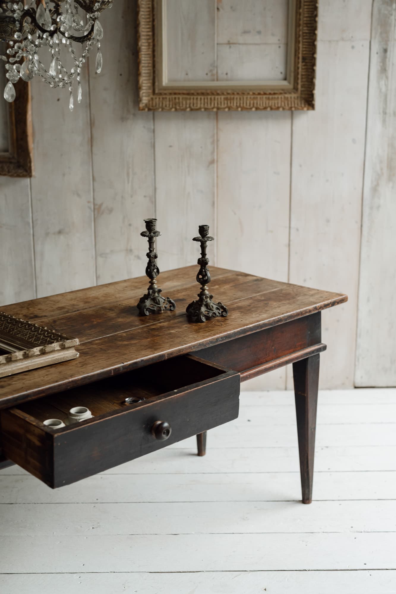 Fine Northern Italian Walnut Table, Circa 1800