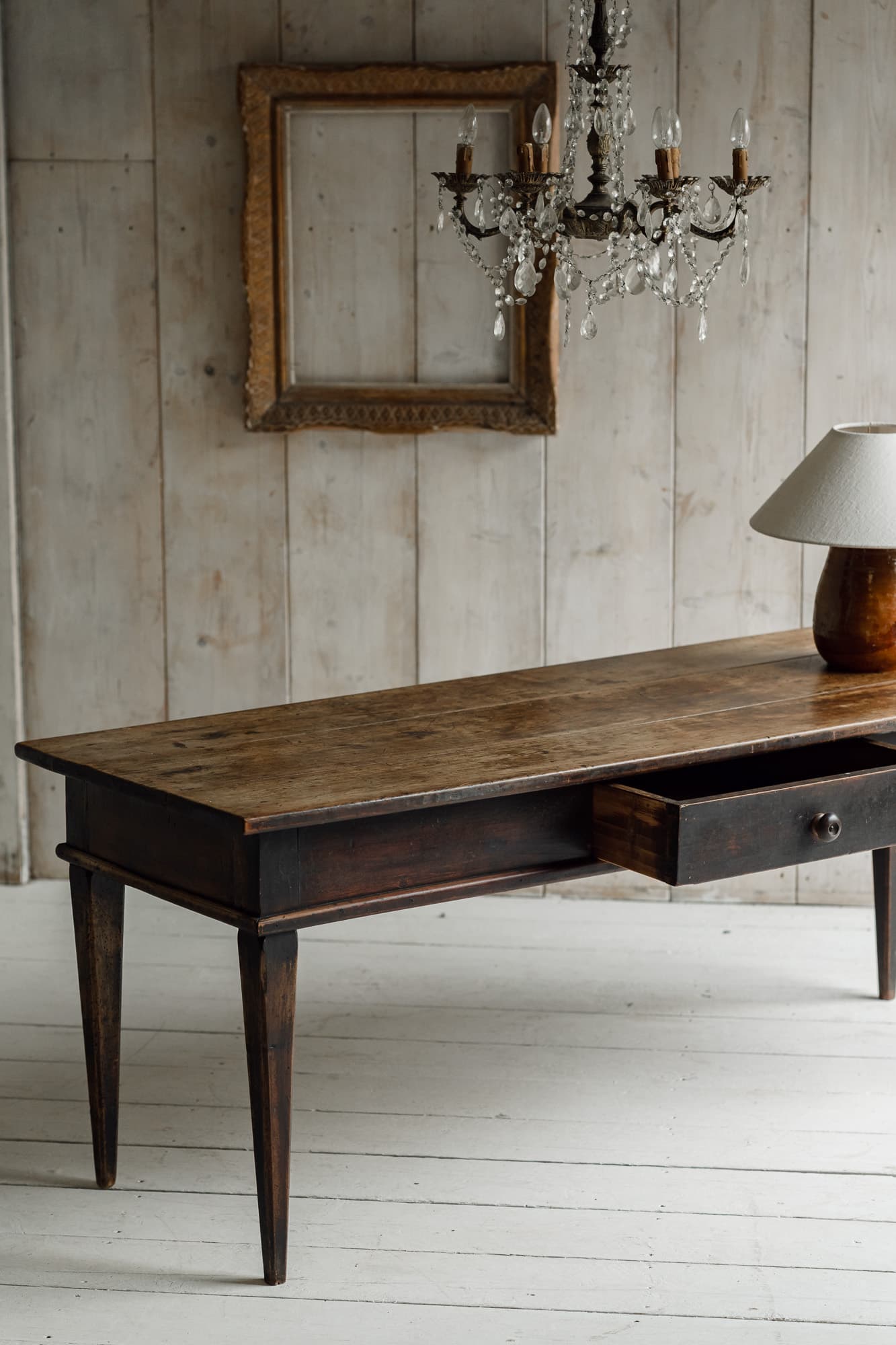 Fine Northern Italian Walnut Table, Circa 1800