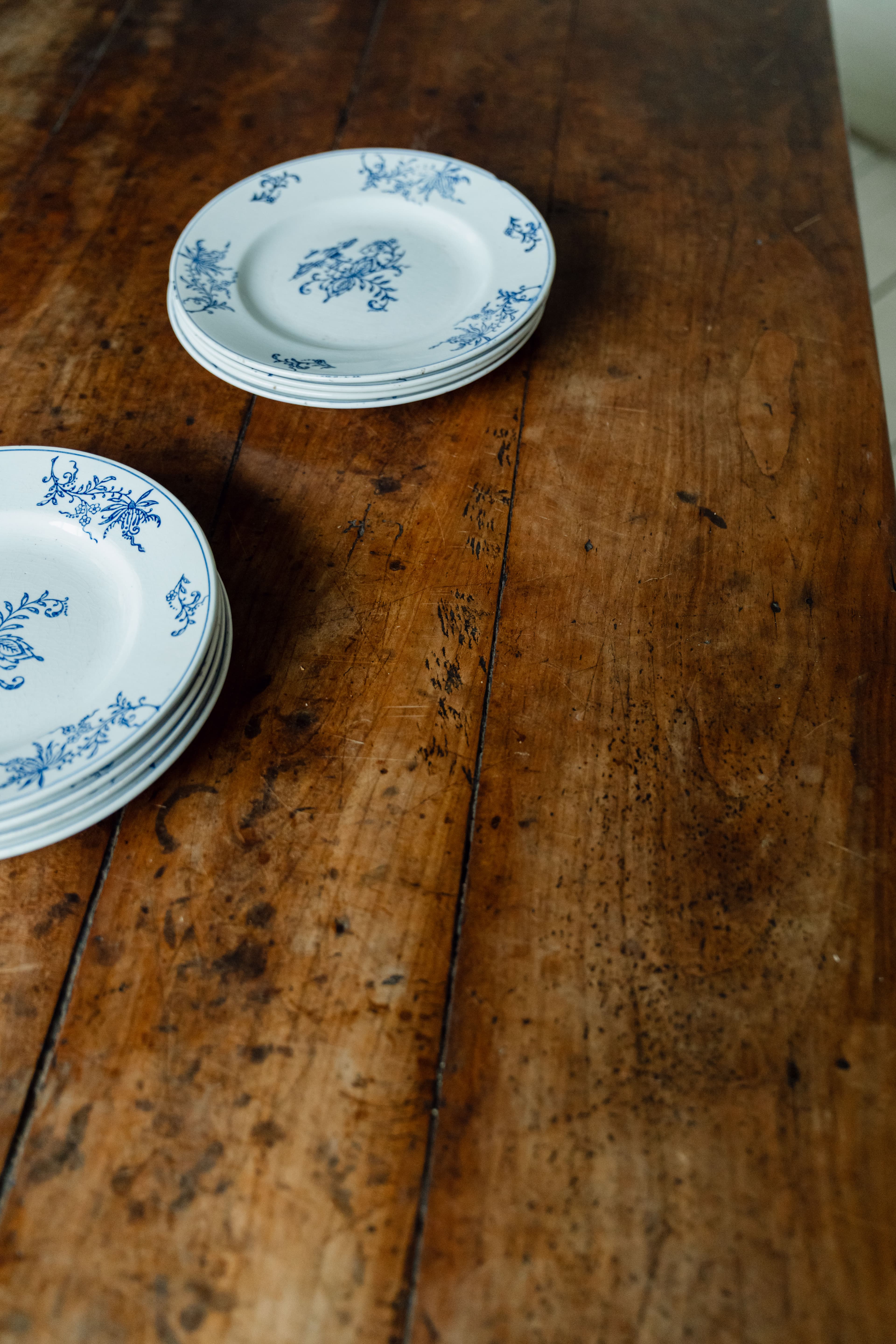 Elm Vernacular Alpine Work Table from the Savoie Region
