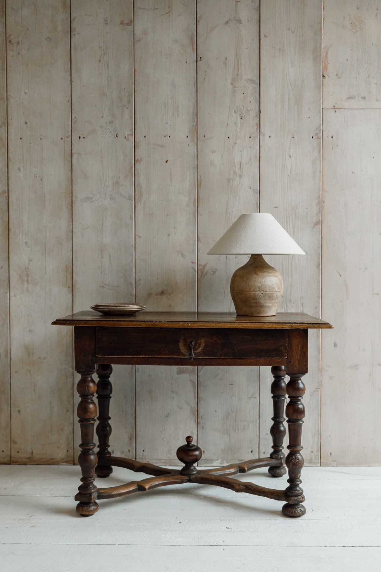17th Century Italian Walnut Writing Table