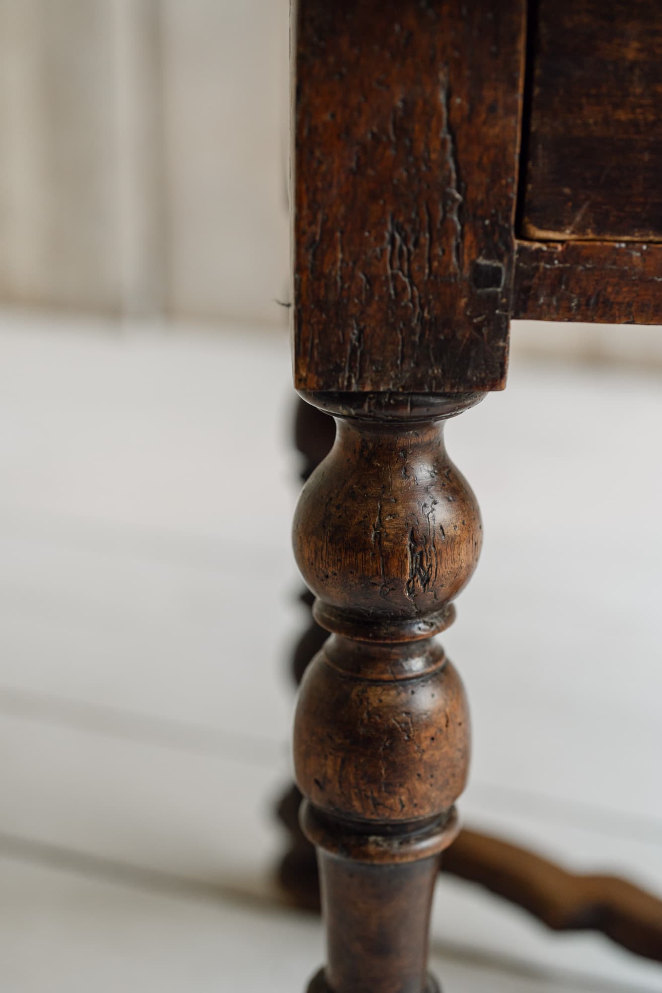 17th Century Italian Walnut Writing Table