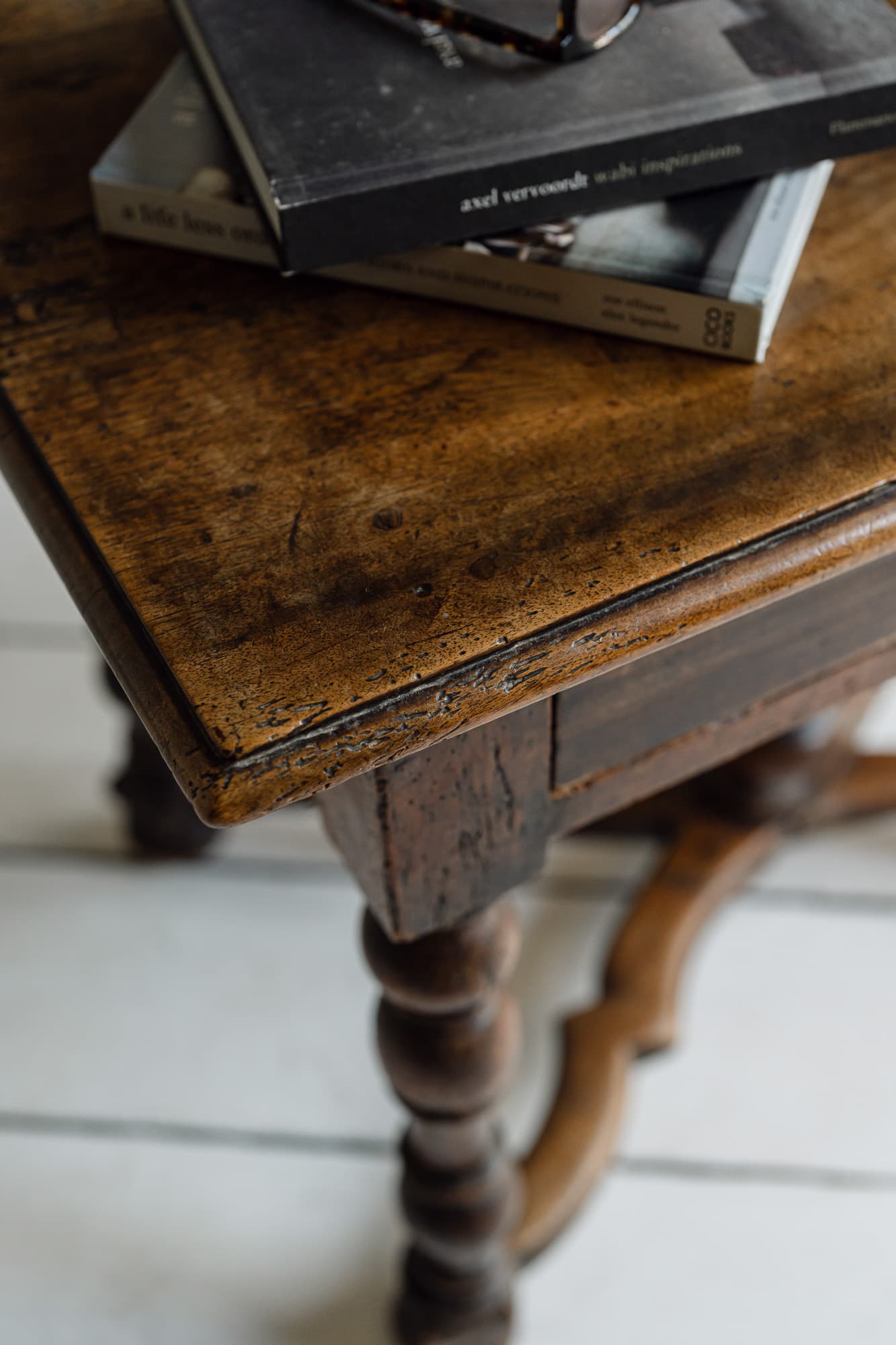17th Century Italian Walnut Writing Table