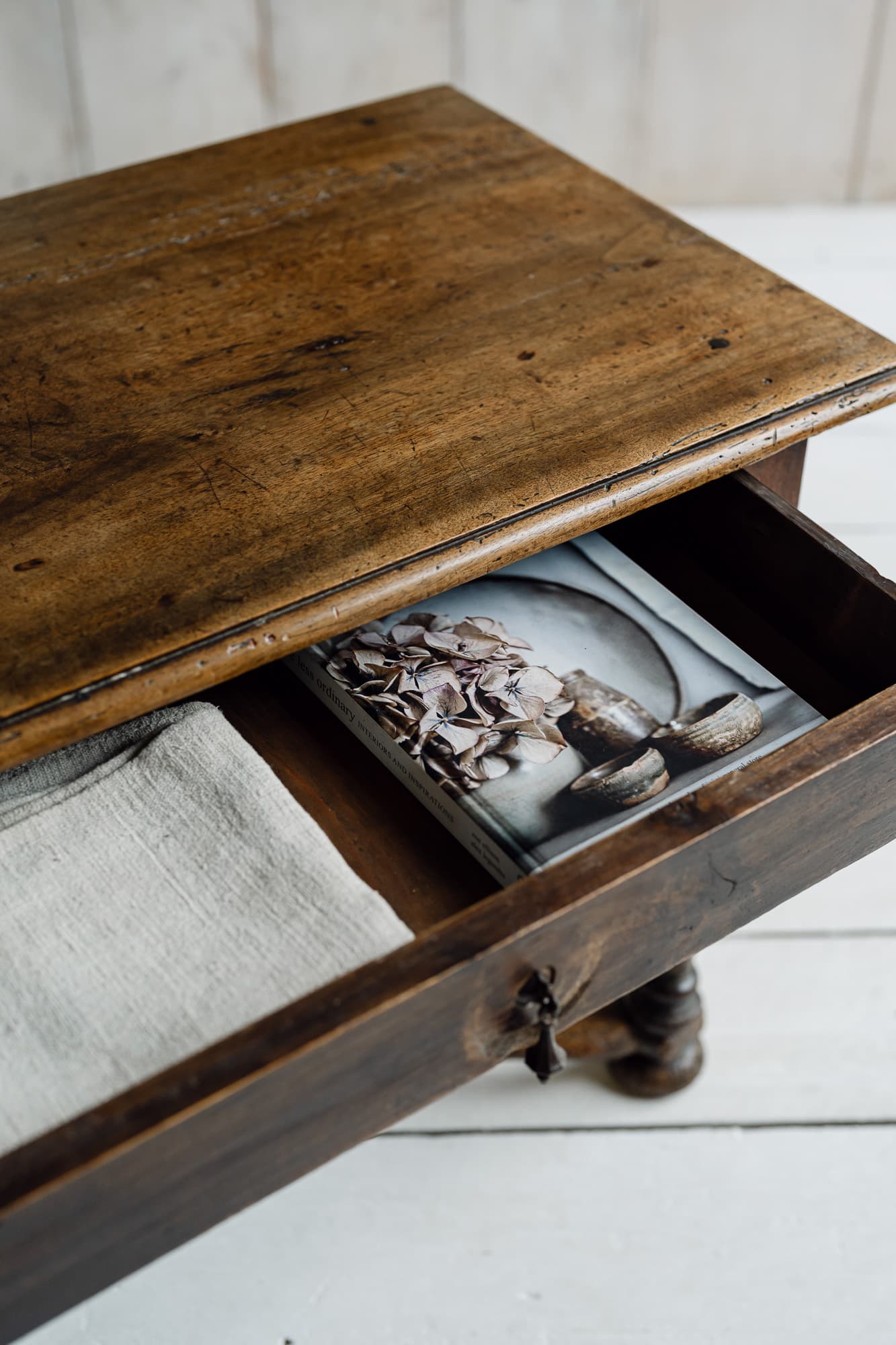17th Century Italian Walnut Writing Table