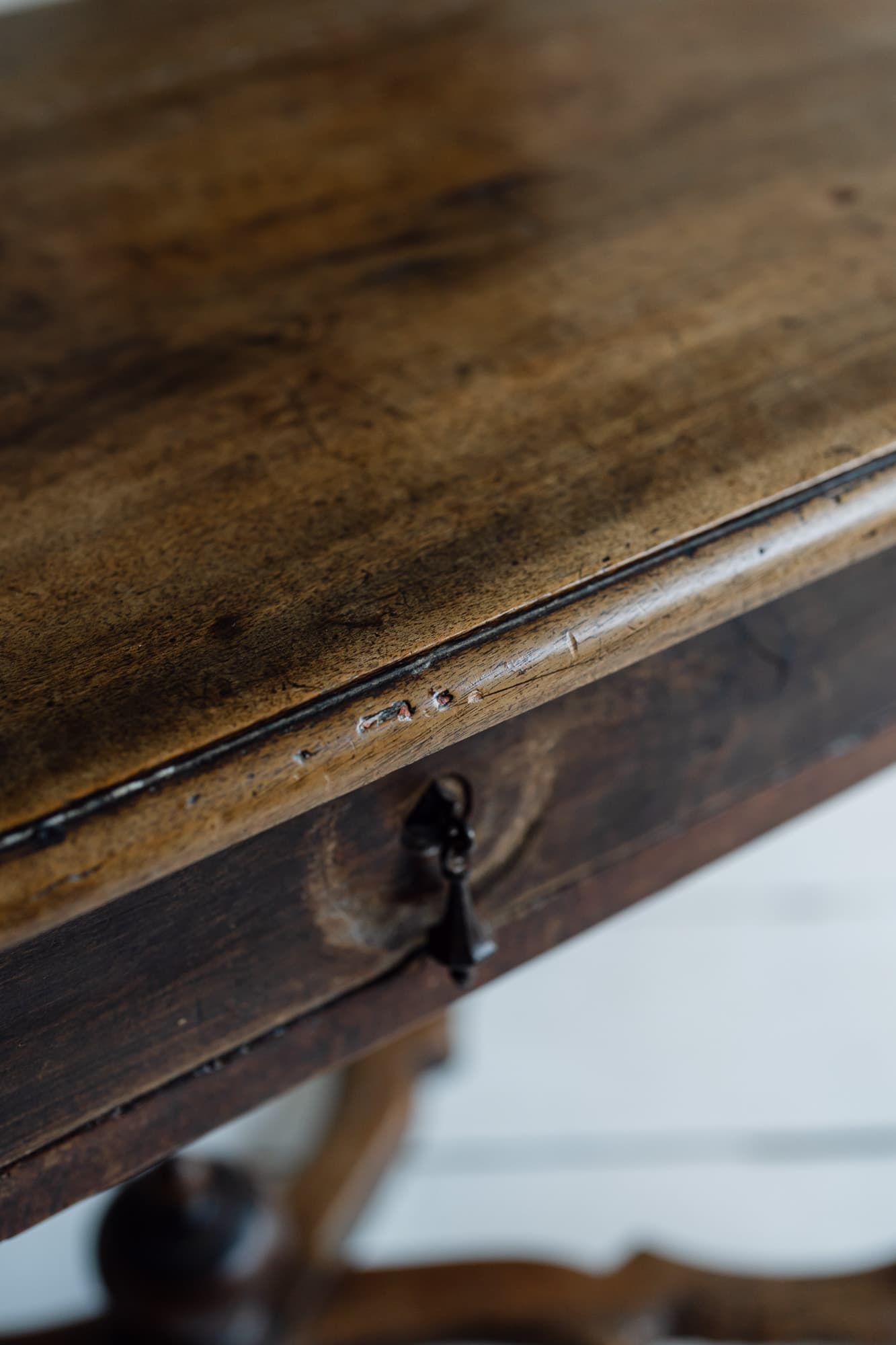17th Century Italian Walnut Writing Table