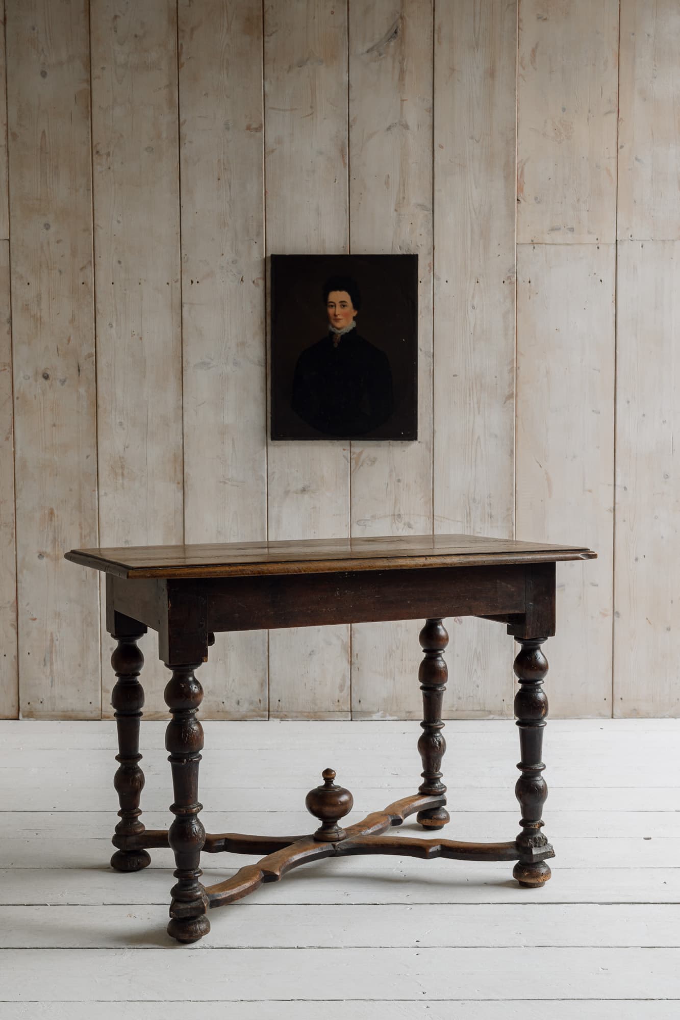 17th Century Italian Walnut Writing Table