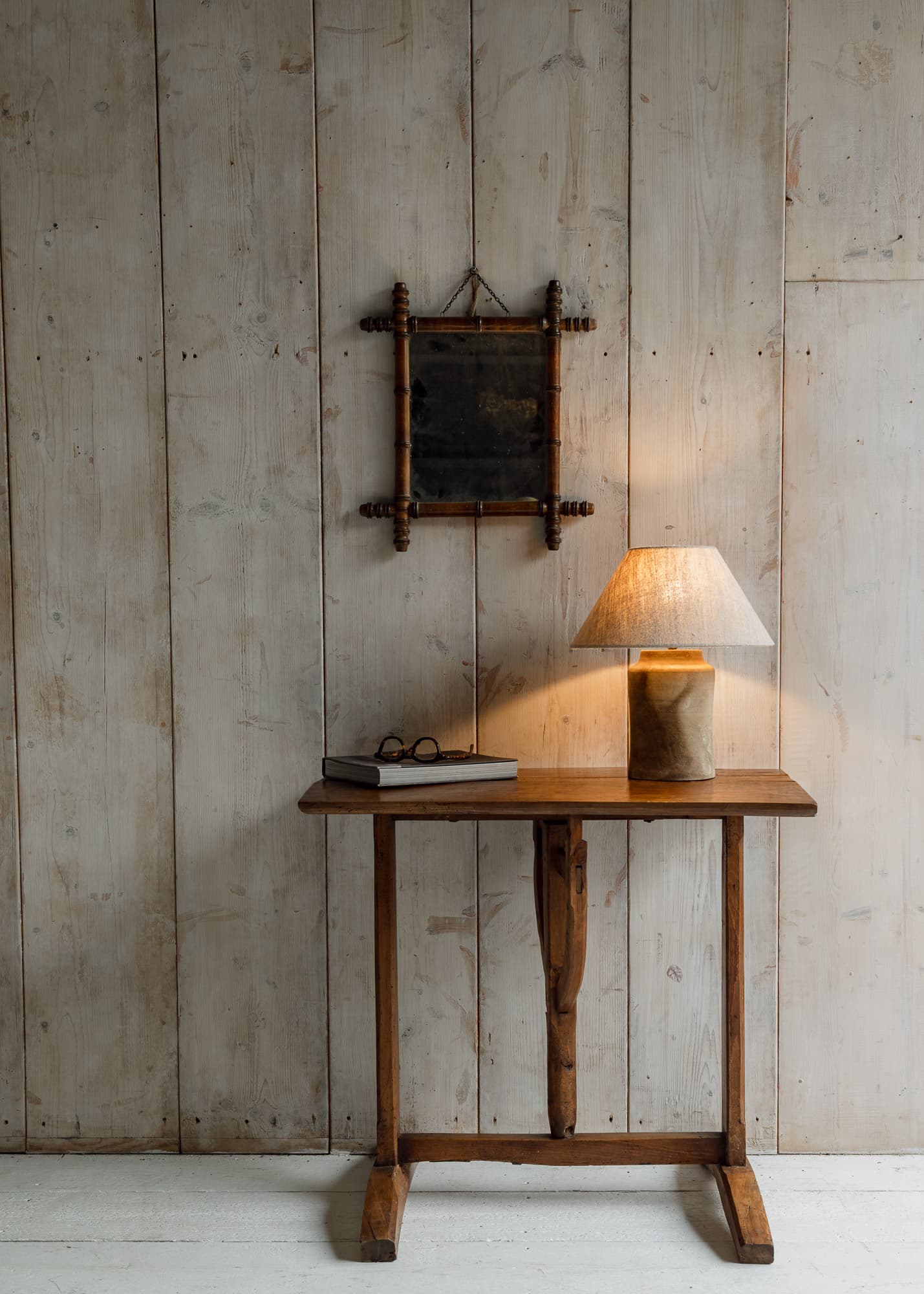 French Alpine Vernacular Elm Drop-Leaf Table, Savoie, Late 19th Century