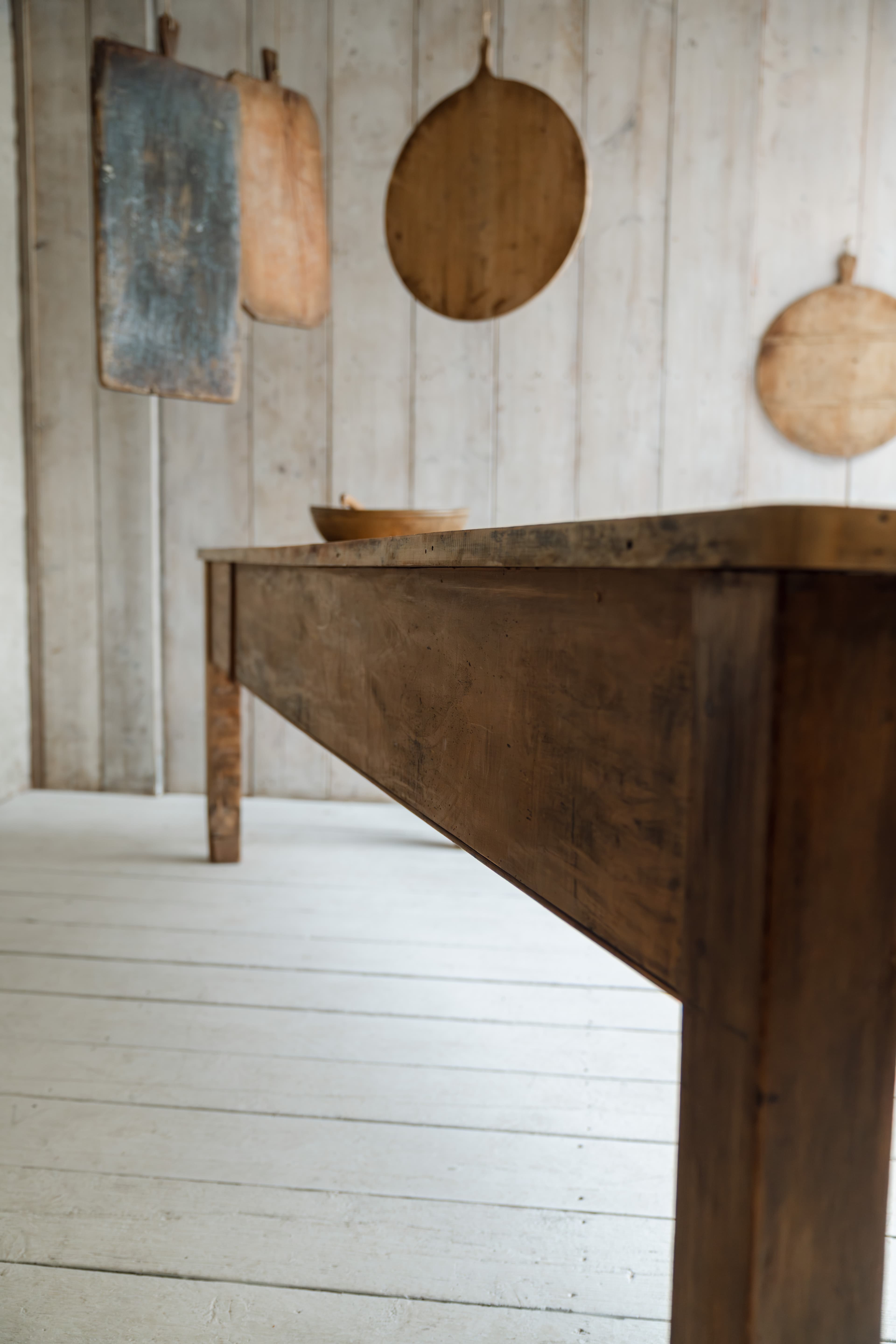 Monumental English Baker's Table - Yorkshire, Late 19th Century