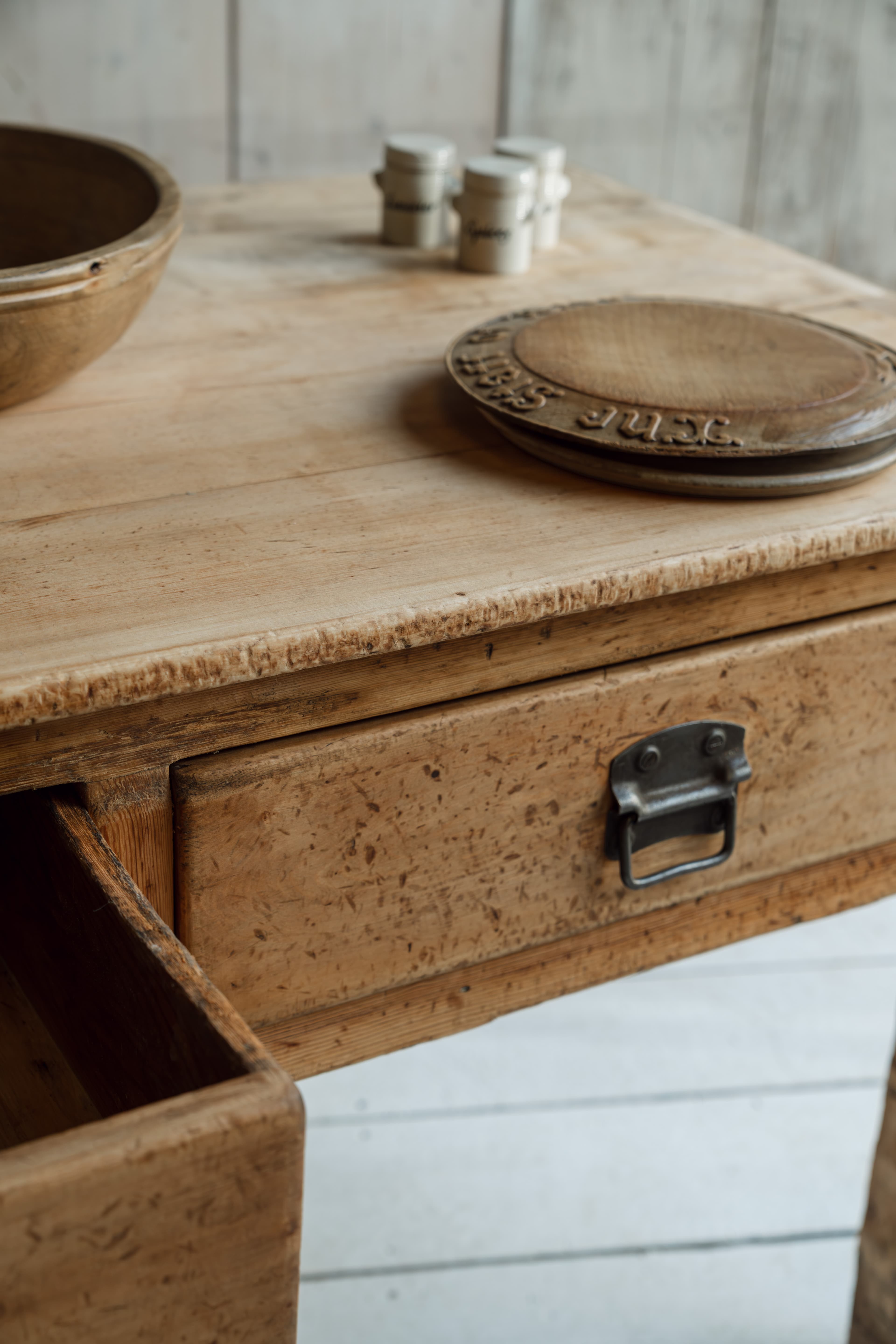 Monumental English Baker's Table - Yorkshire, Late 19th Century