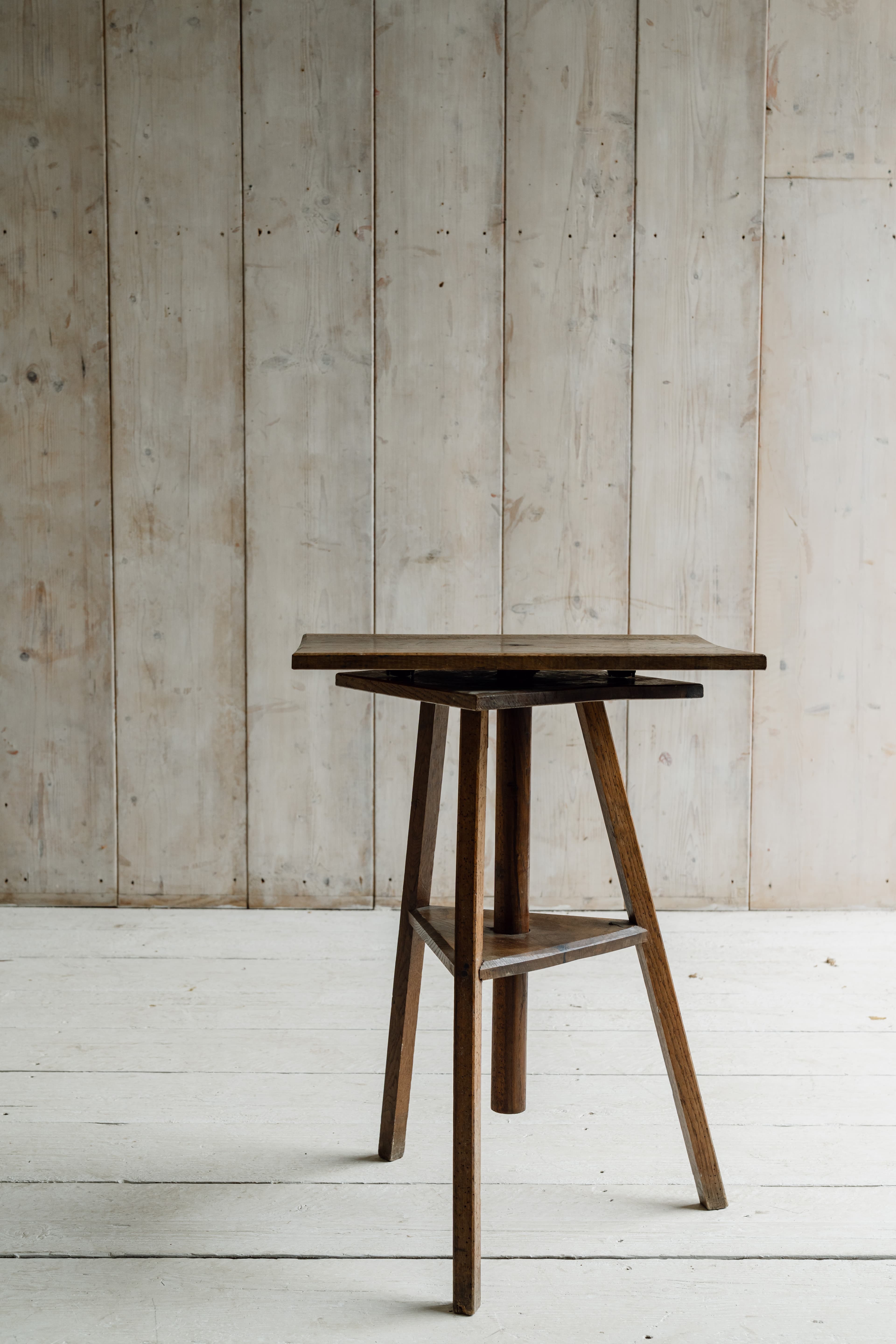 Original French Sculptor's Ajustable Table from Paris