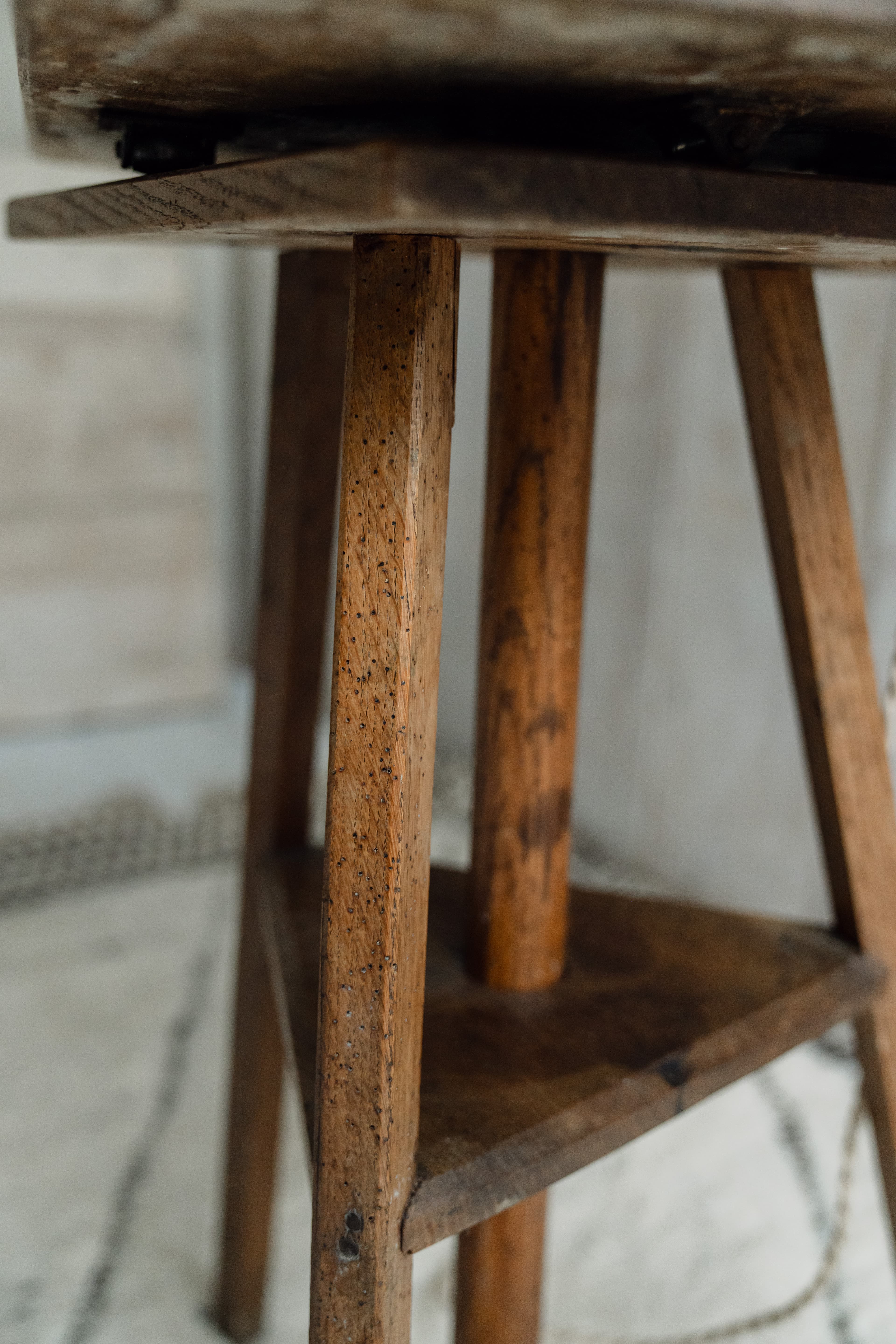 Original French Sculptor's Ajustable Table from Paris