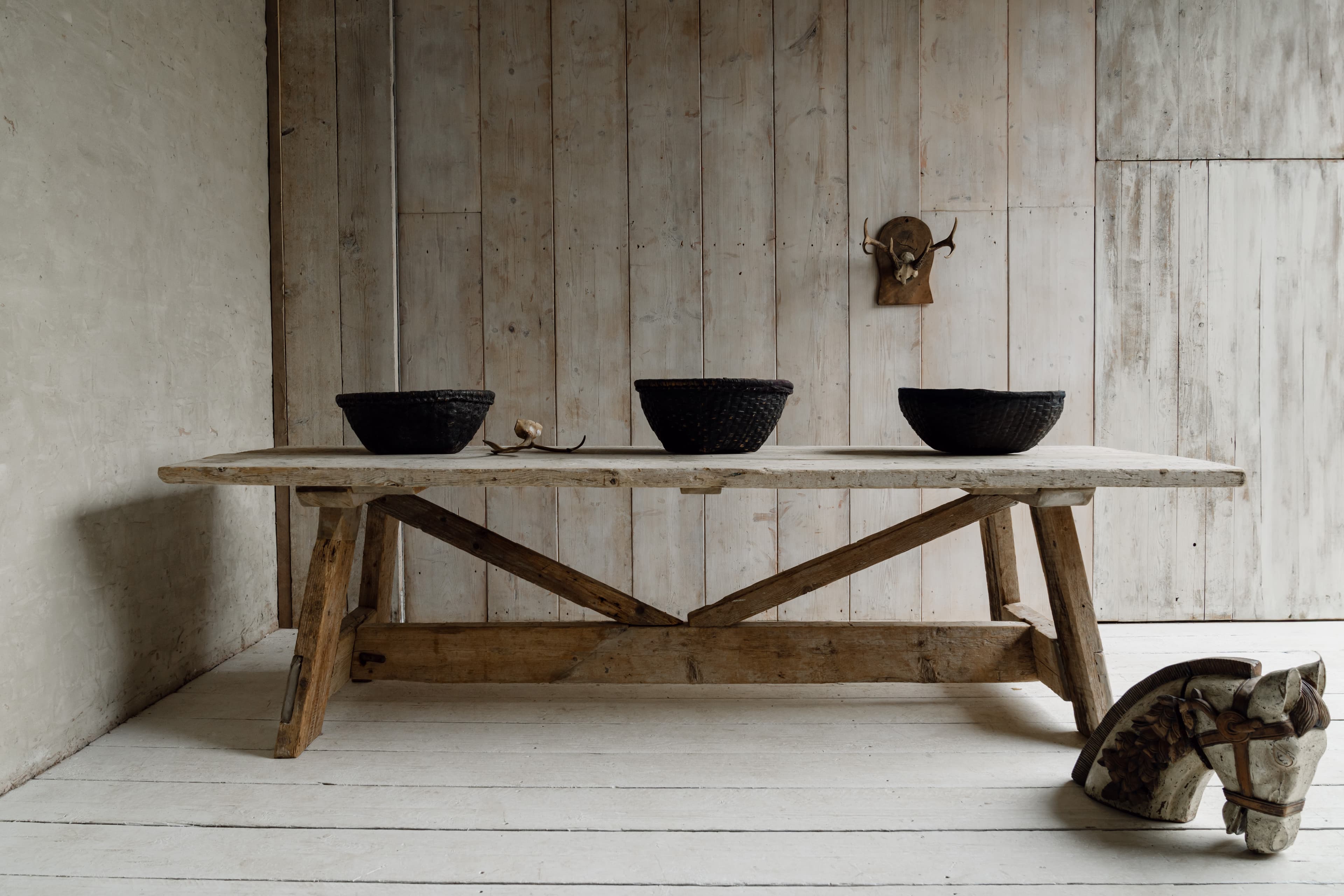 A Monumental French Rustic Farmhouse / Ranch Table
