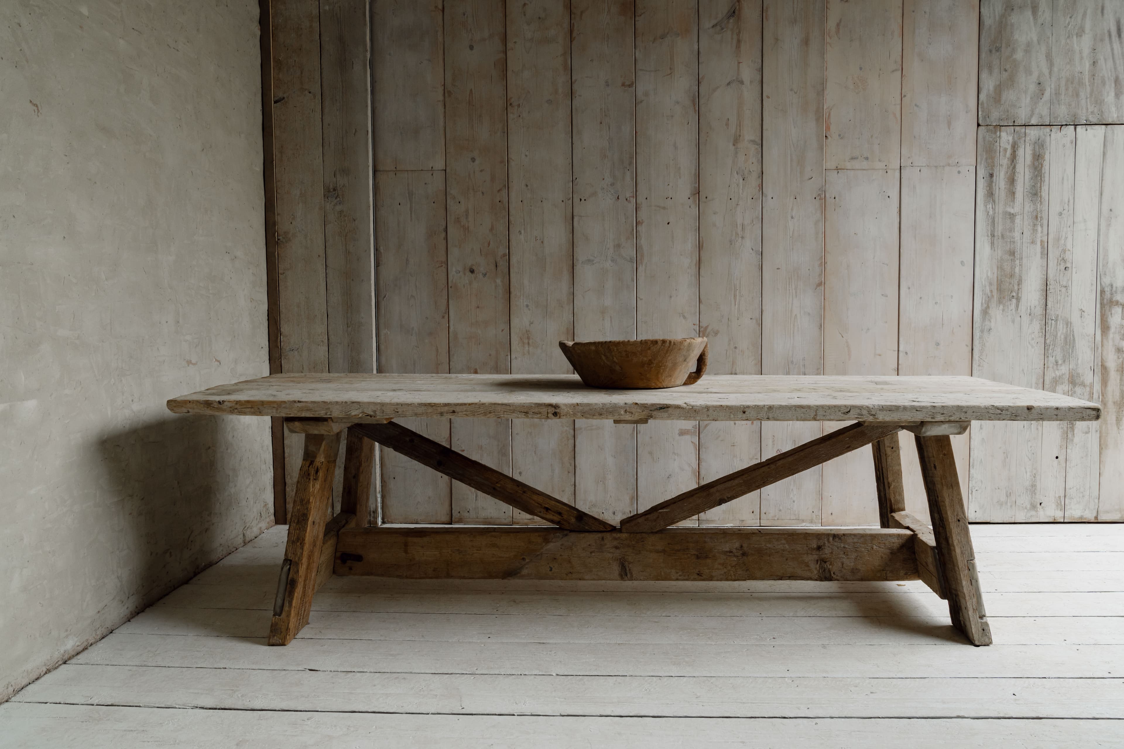 A Monumental French Rustic Farmhouse / Ranch Table