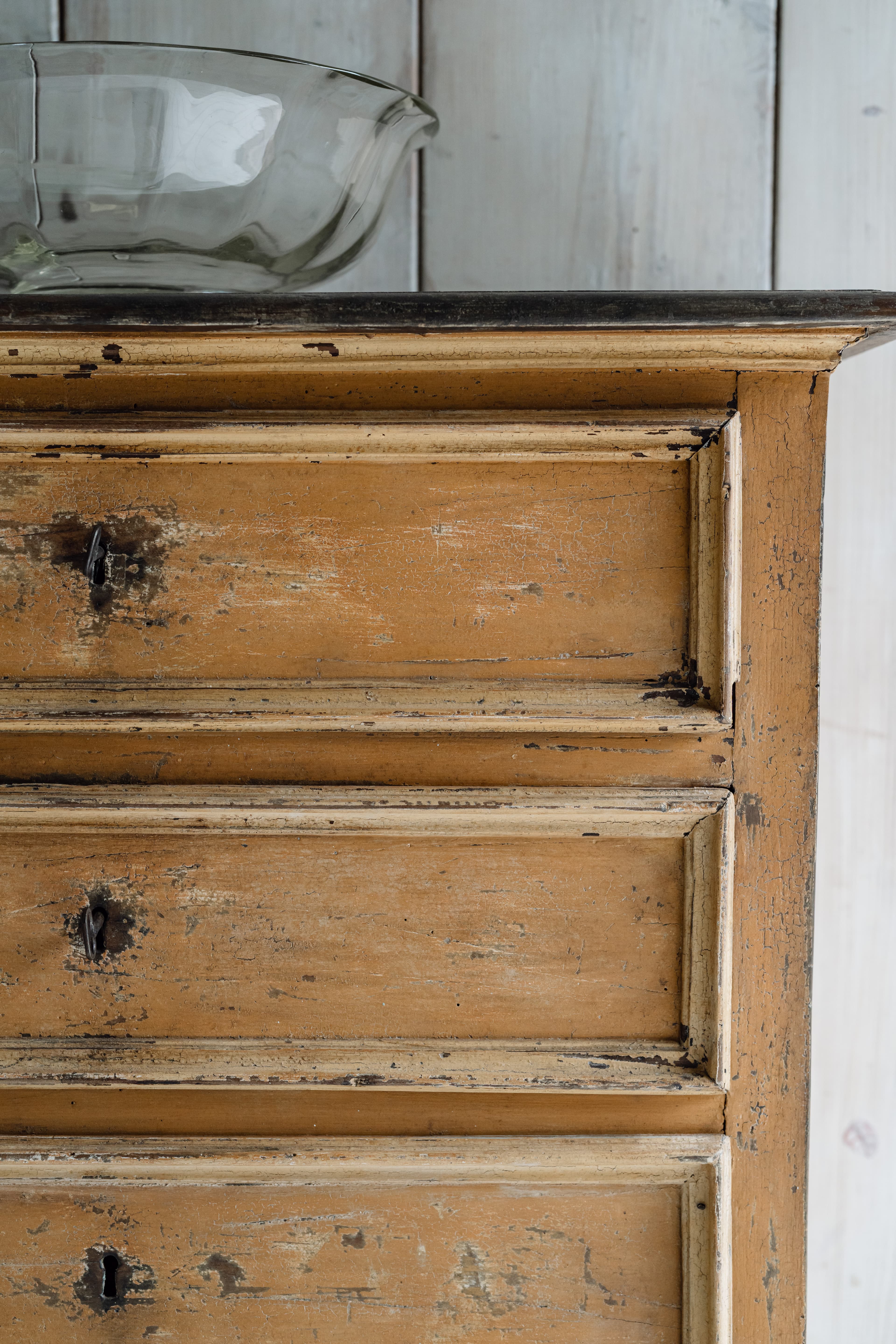 An Elegant Early 19th Century Italian Painted Chest of Drawers