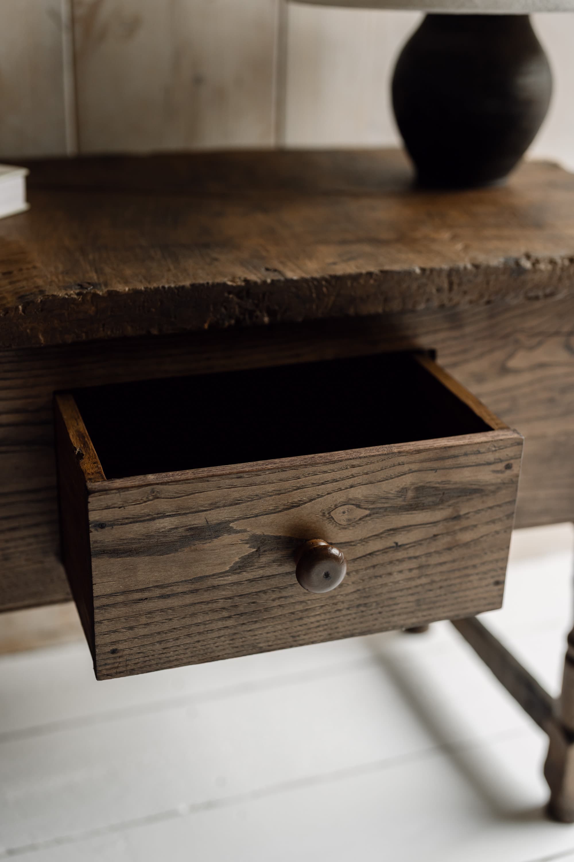 19th Century Italian Chestnut Side Table