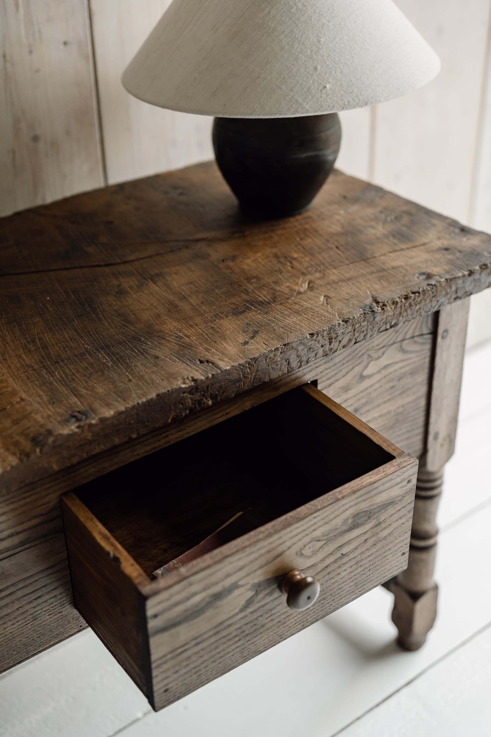 19th Century Italian Chestnut Side Table