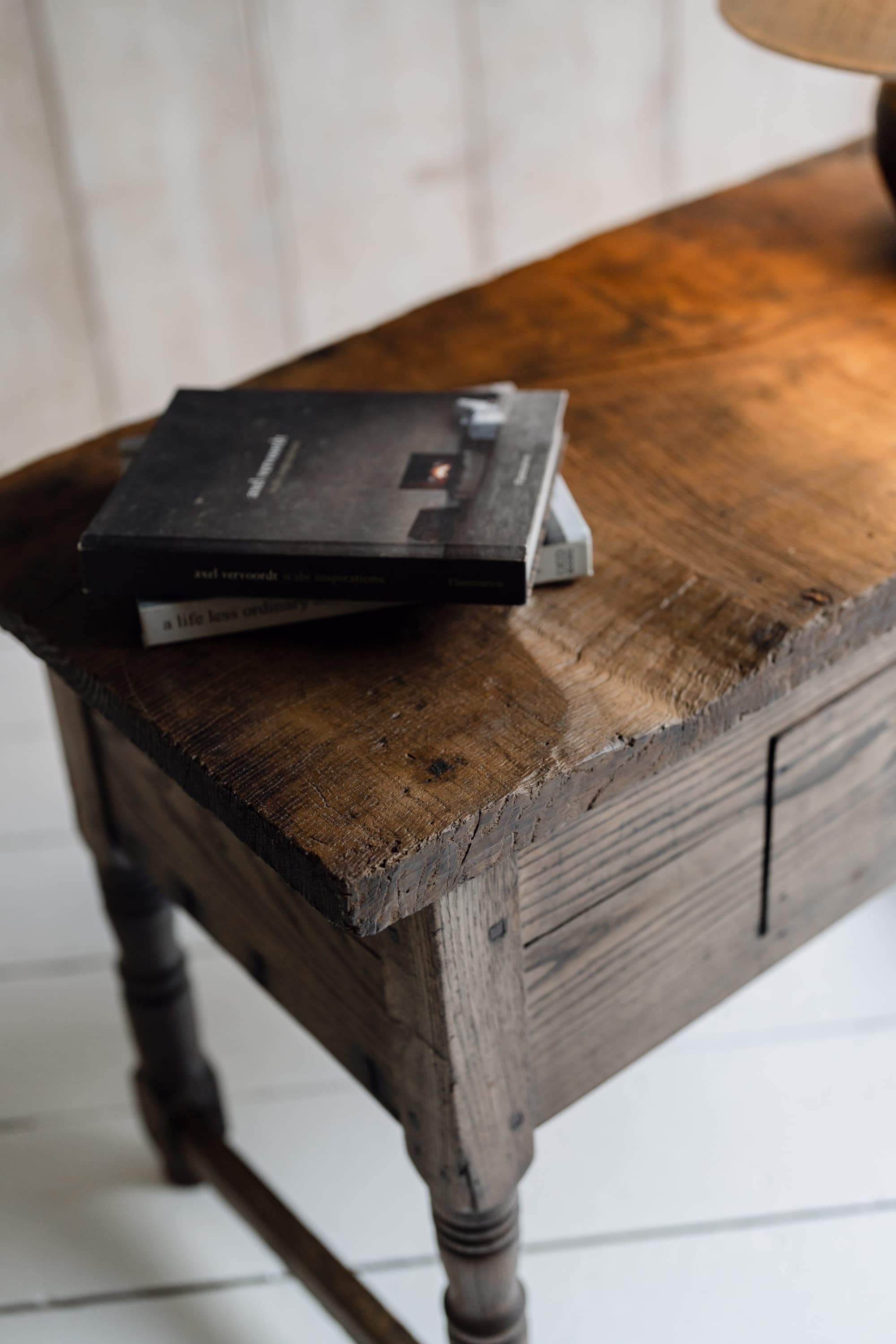 19th Century Italian Chestnut Side Table