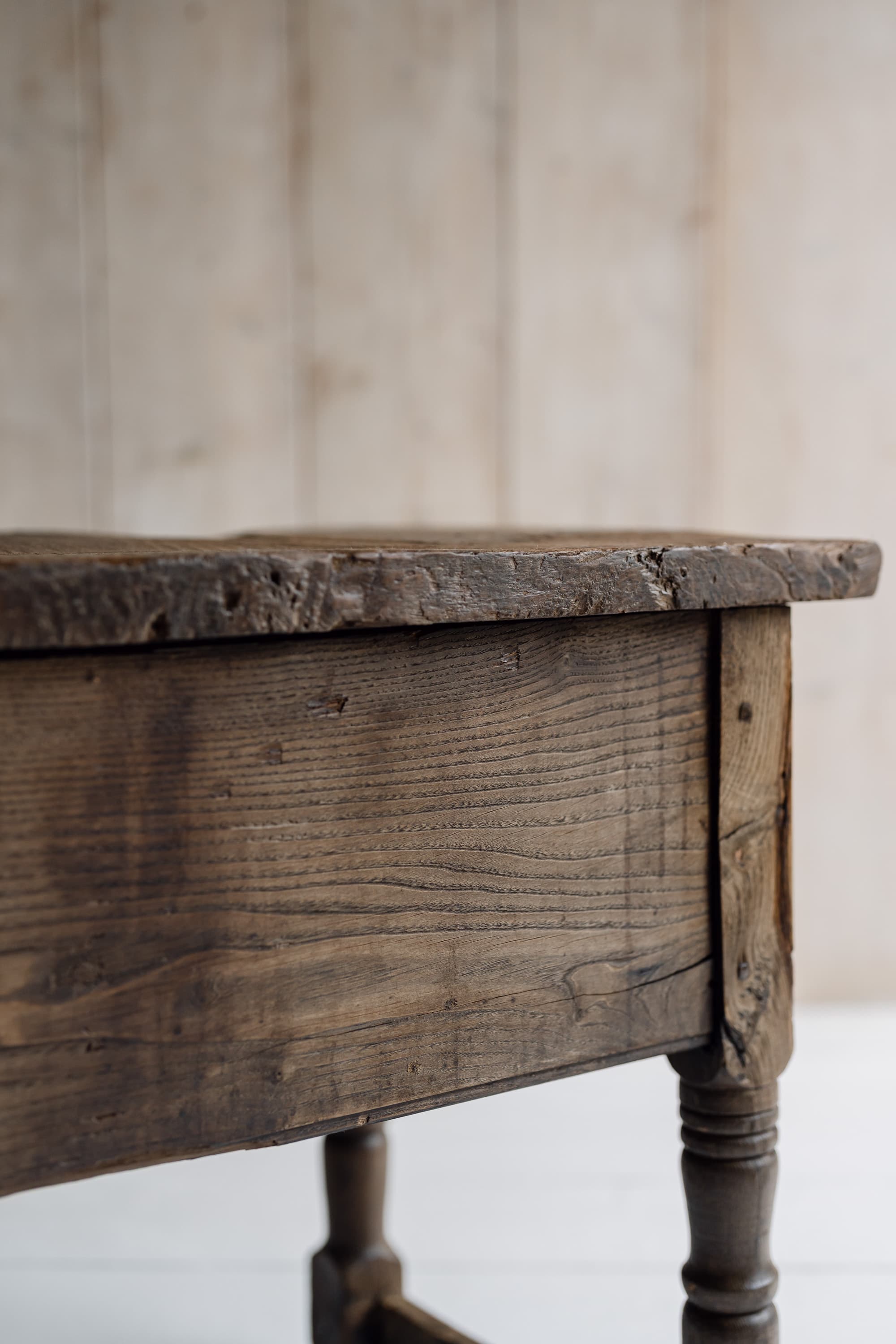 19th Century Italian Chestnut Side Table