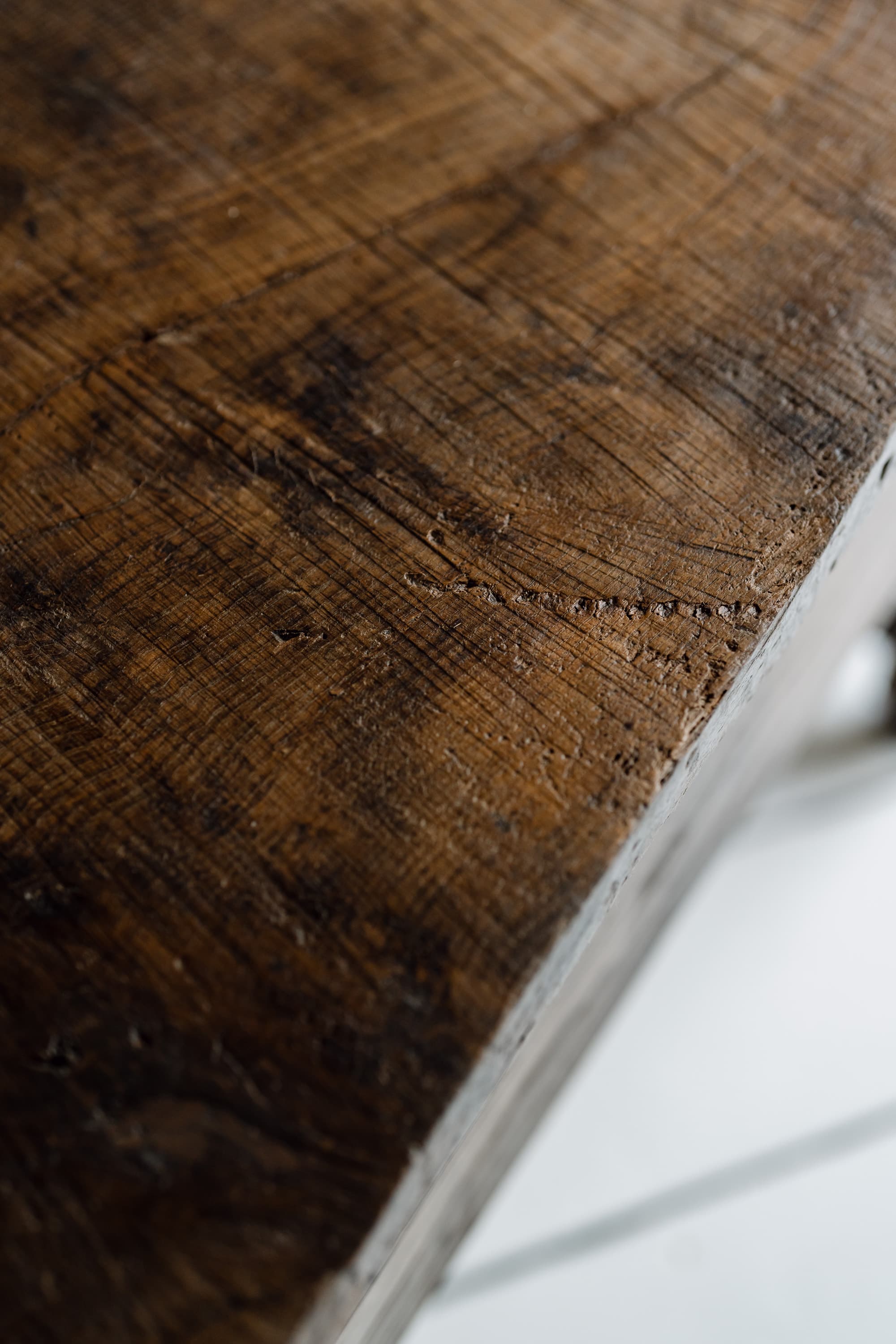 19th Century Italian Chestnut Side Table