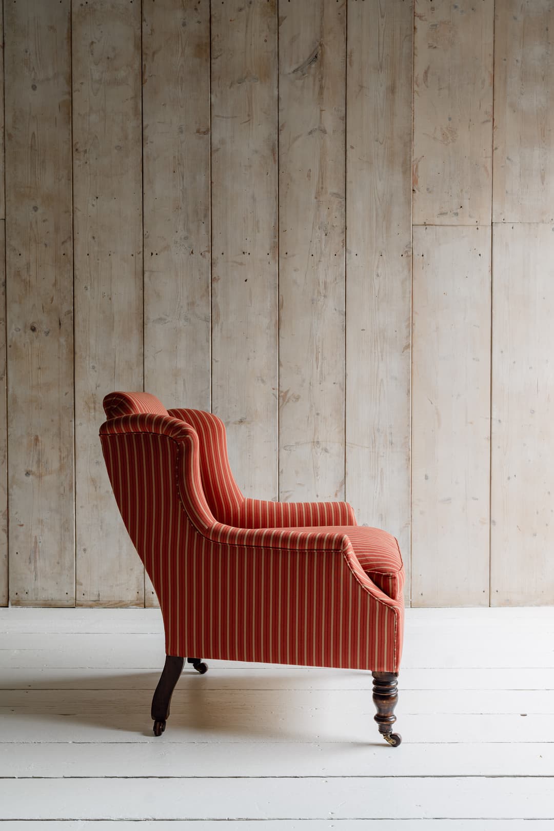 Country House Upholstered Wingback Chair - Circa 1880 - 1920