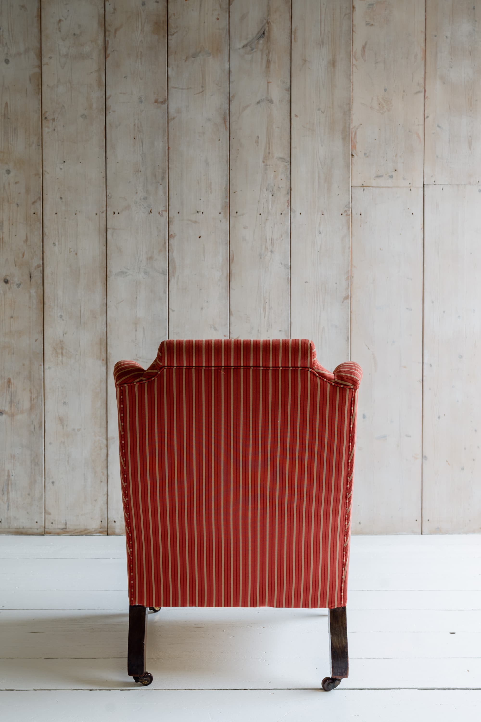 Country House Upholstered Wingback Chair - Circa 1880 - 1920