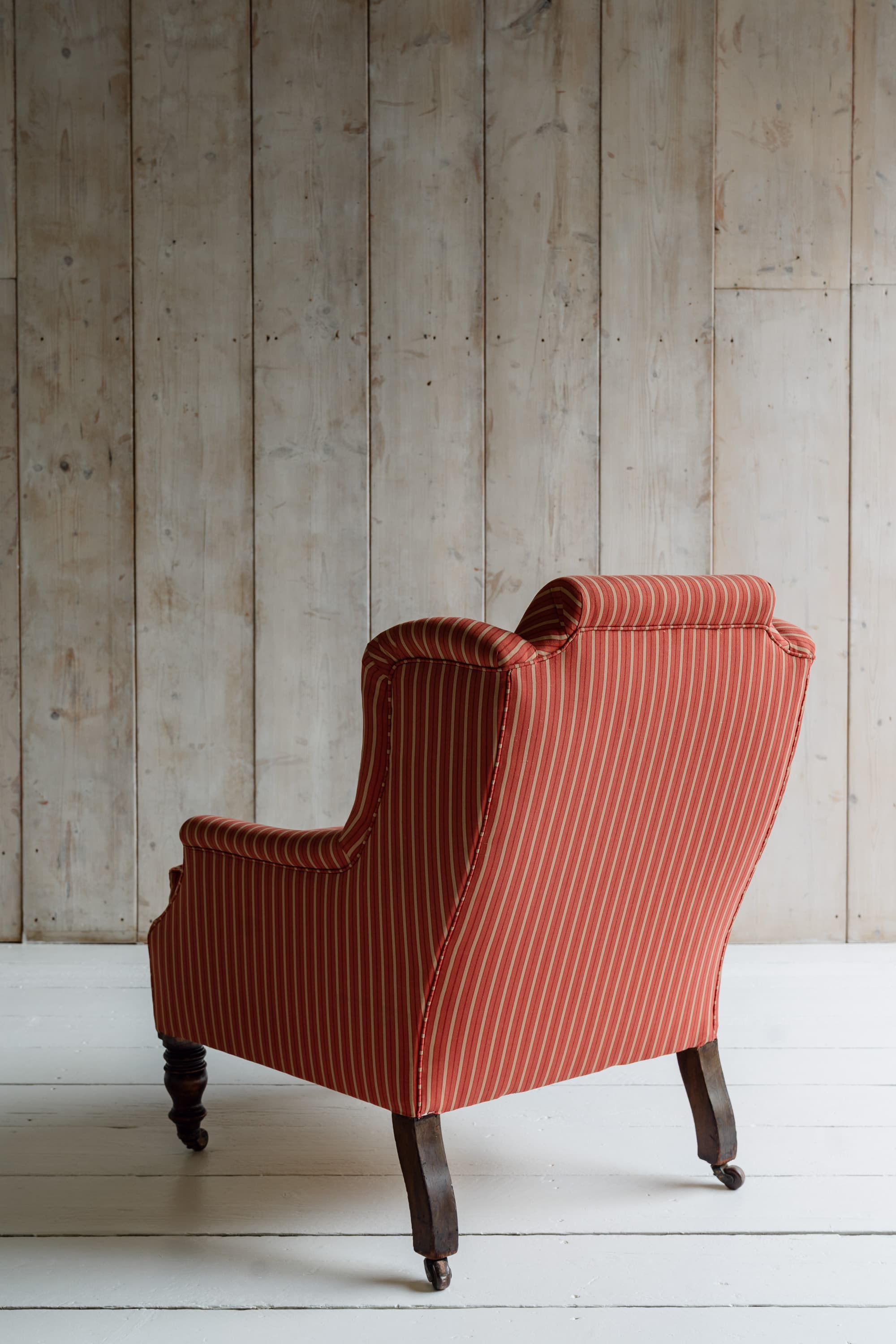 Country House Upholstered Wingback Chair - Circa 1880 - 1920