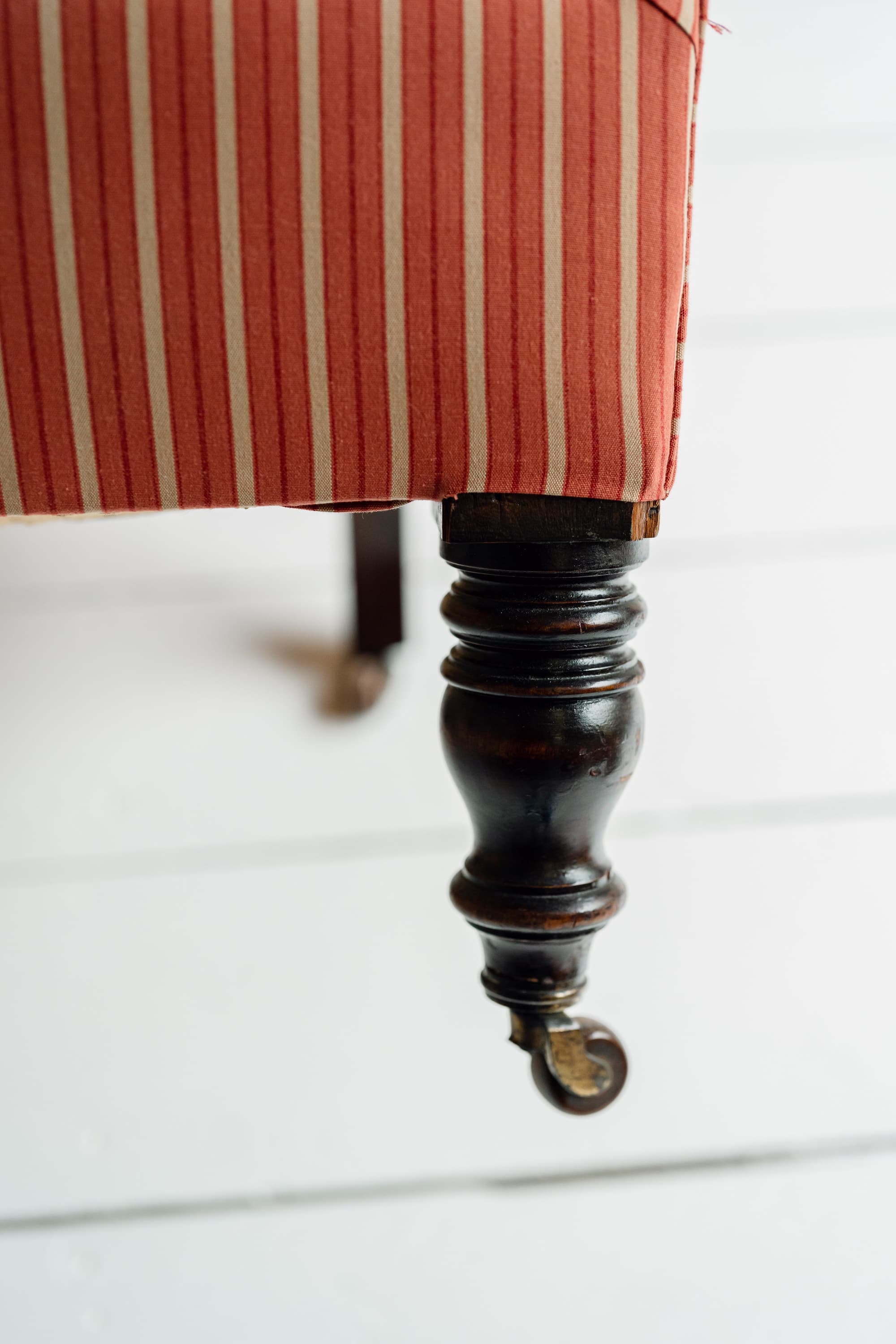 Country House Upholstered Wingback Chair - Circa 1880 - 1920