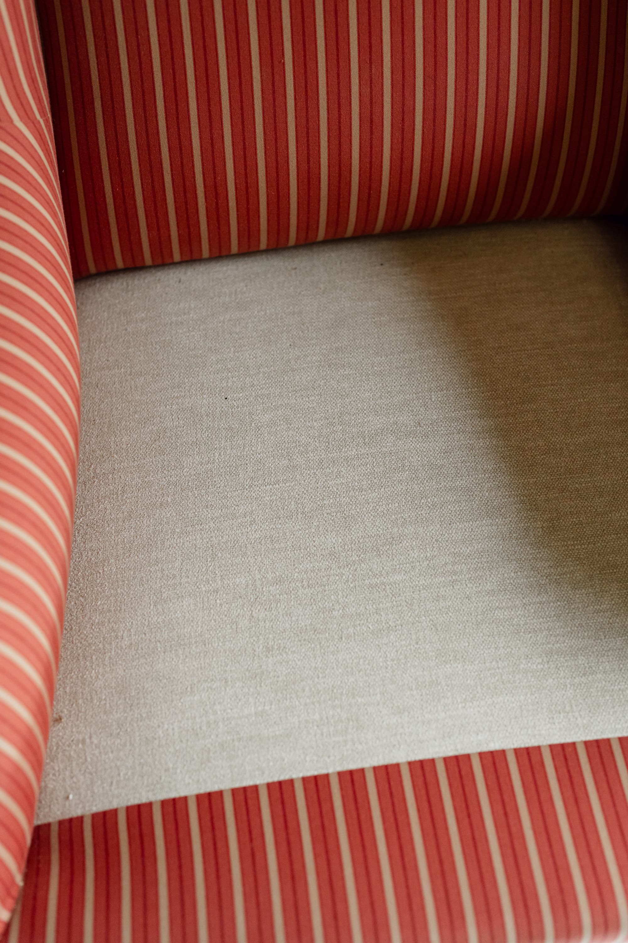 Country House Upholstered Wingback Chair - Circa 1880 - 1920