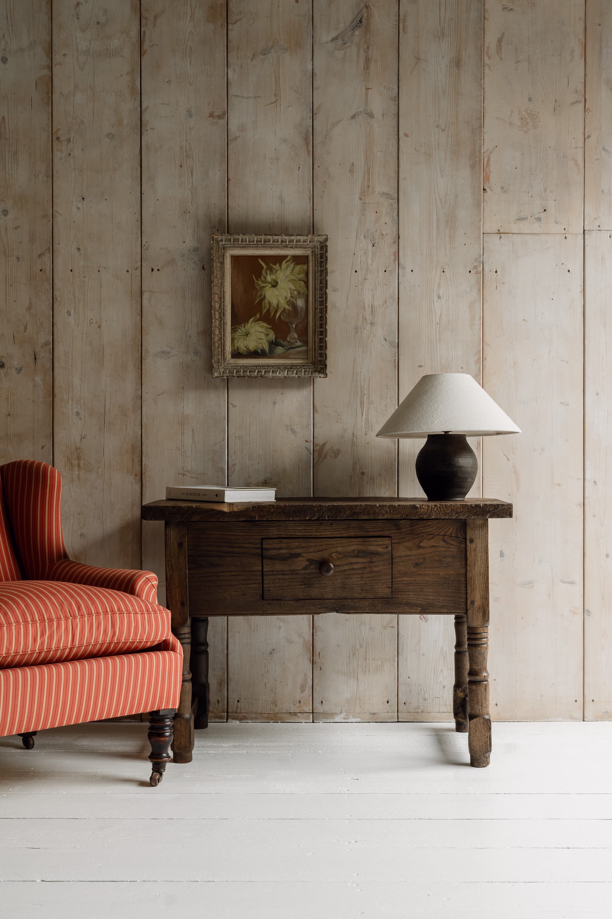 Country House Upholstered Wingback Chair - Circa 1880 - 1920