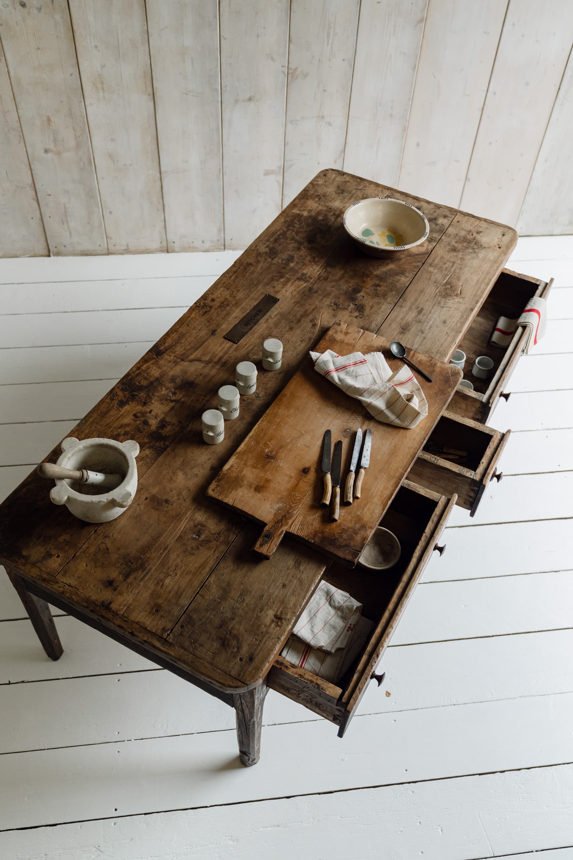 A Late 18th Century Prep Table from Lombardy, Northern Italy