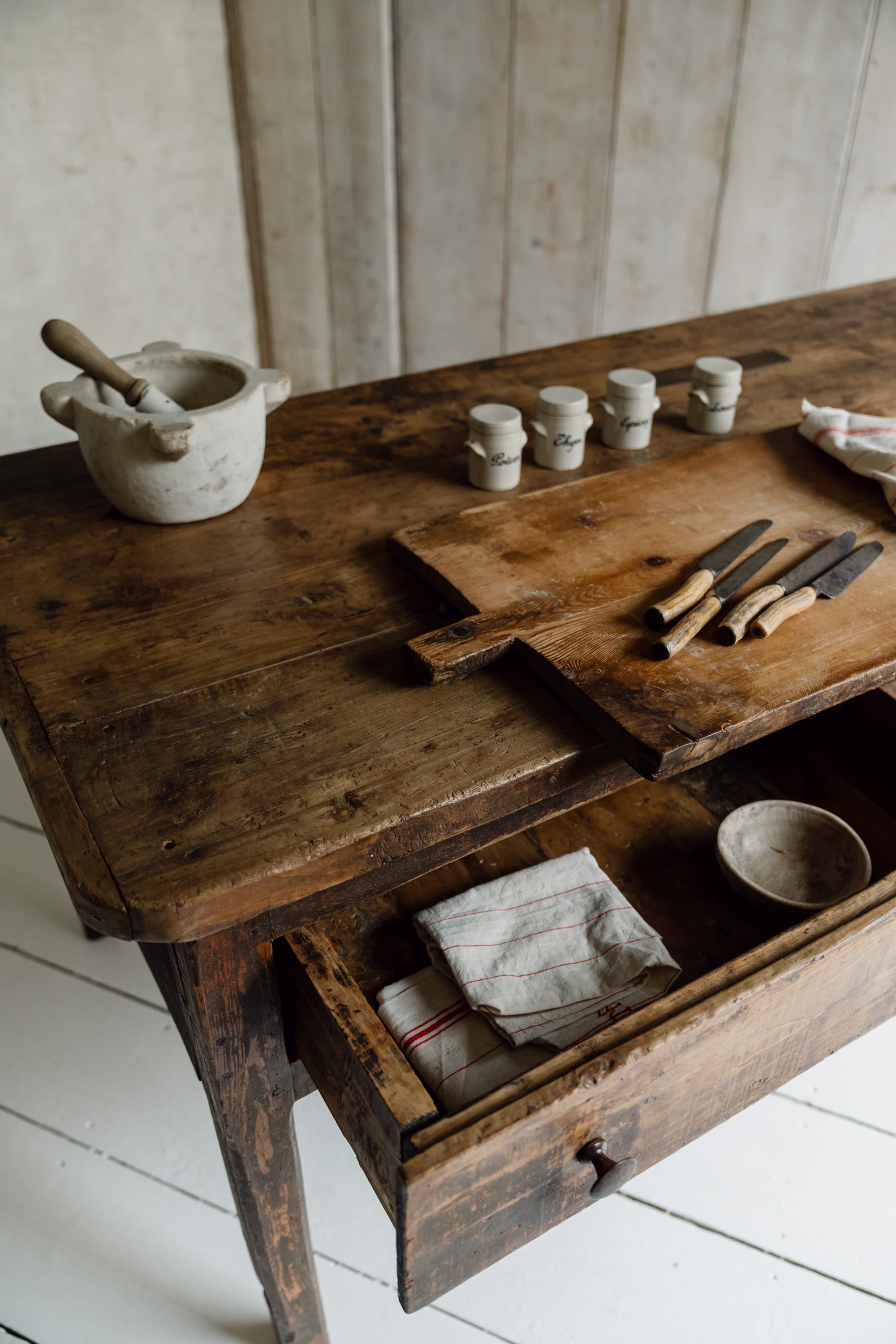A Late 18th Century Prep Table from Lombardy, Northern Italy