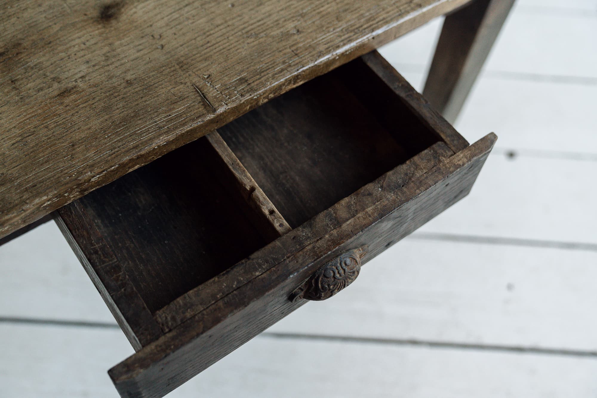 Early 19th Century French Chestnut & Pine Country Table