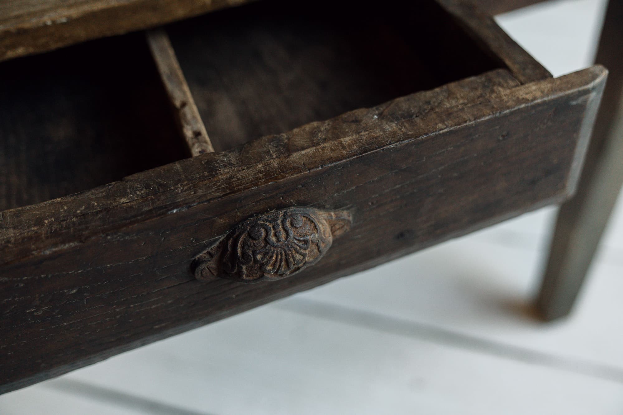 Early 19th Century French Chestnut & Pine Country Table