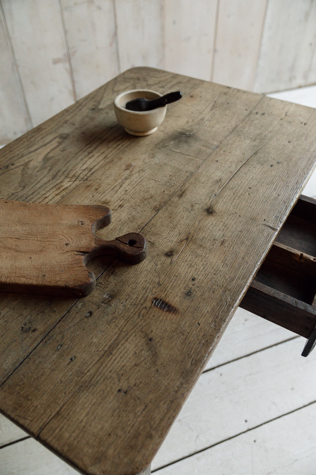 Early 19th Century French Chestnut & Pine Country Table