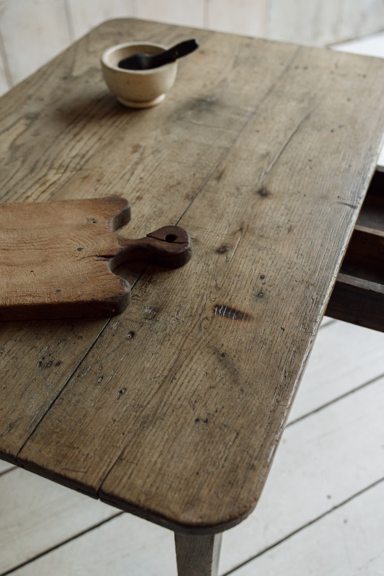 Early 19th Century French Chestnut & Pine Country Table